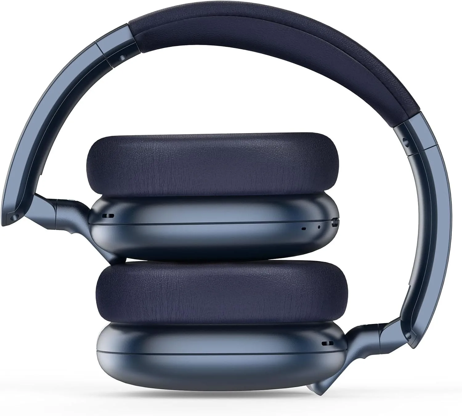 C6 Active Noise Cancelling Headphones, Wireless Over Ear Bluetooth Headphones, 60H Playtime, Lightweight Folding Comfort Fit Ear Cups Headset with Mic for iPad/Travel/PC/Home Blue