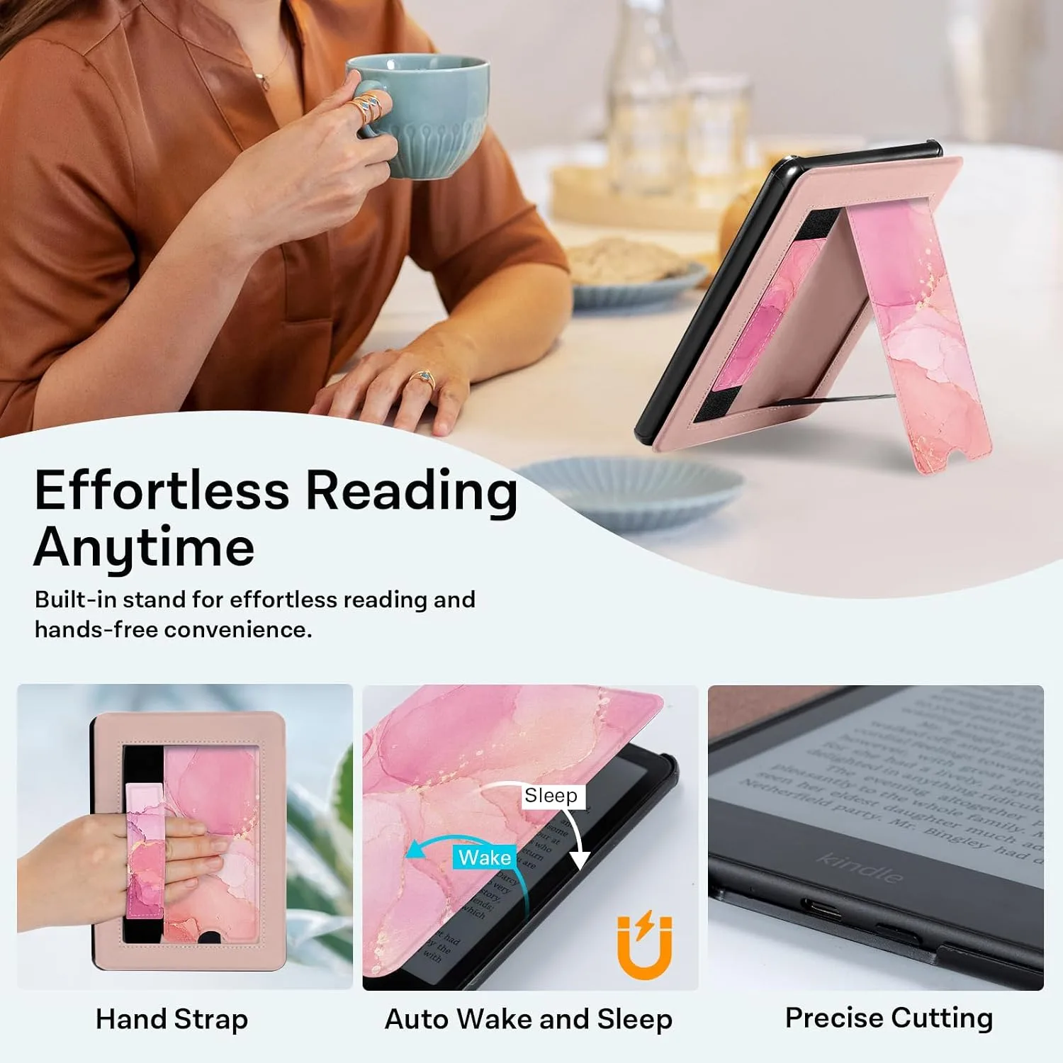 CoBak Stand Case for 7" Kindle Paperwhite & Kindle Colorsoft 12th Gen 2024