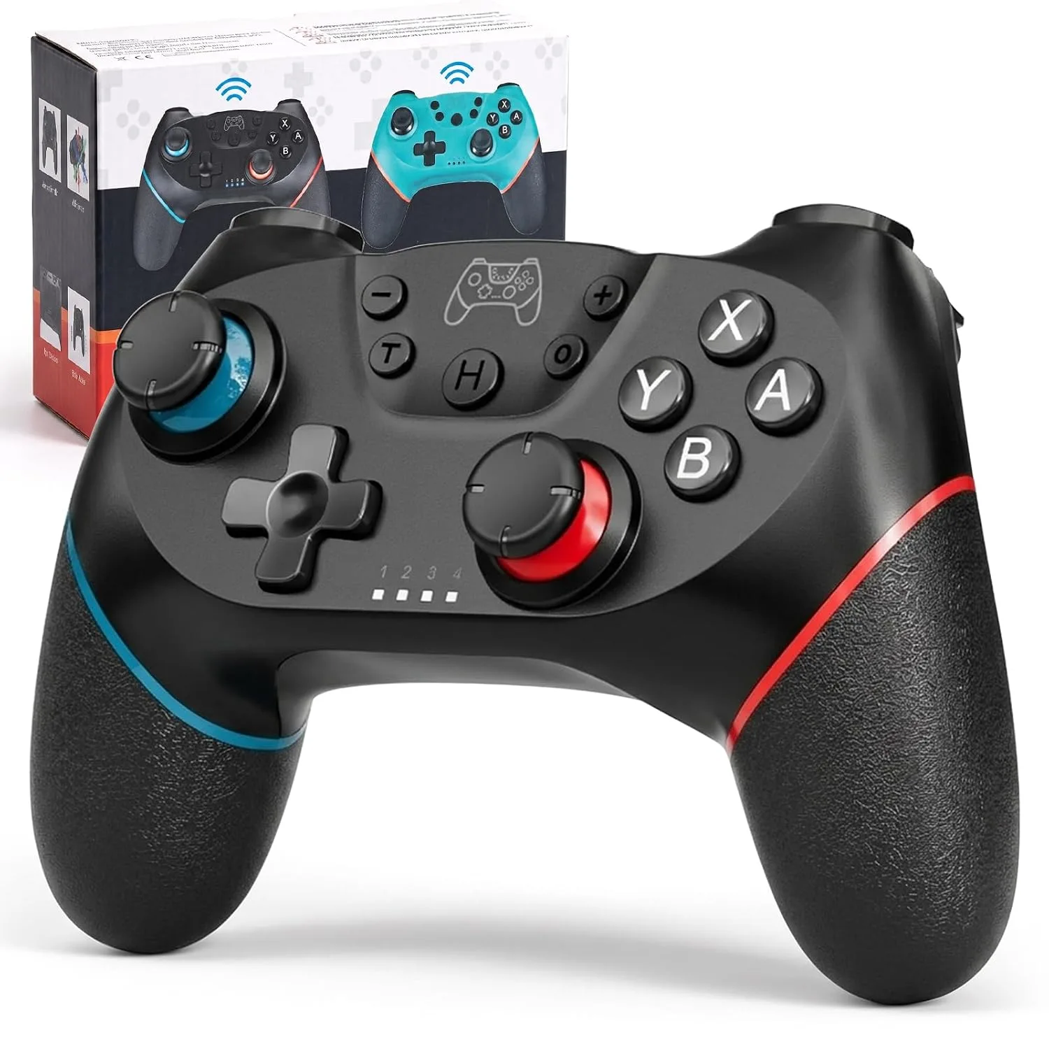 Mando inalámbrico Diswoe Pro para Switch 1/Switch 2/Lite/OLED/PC