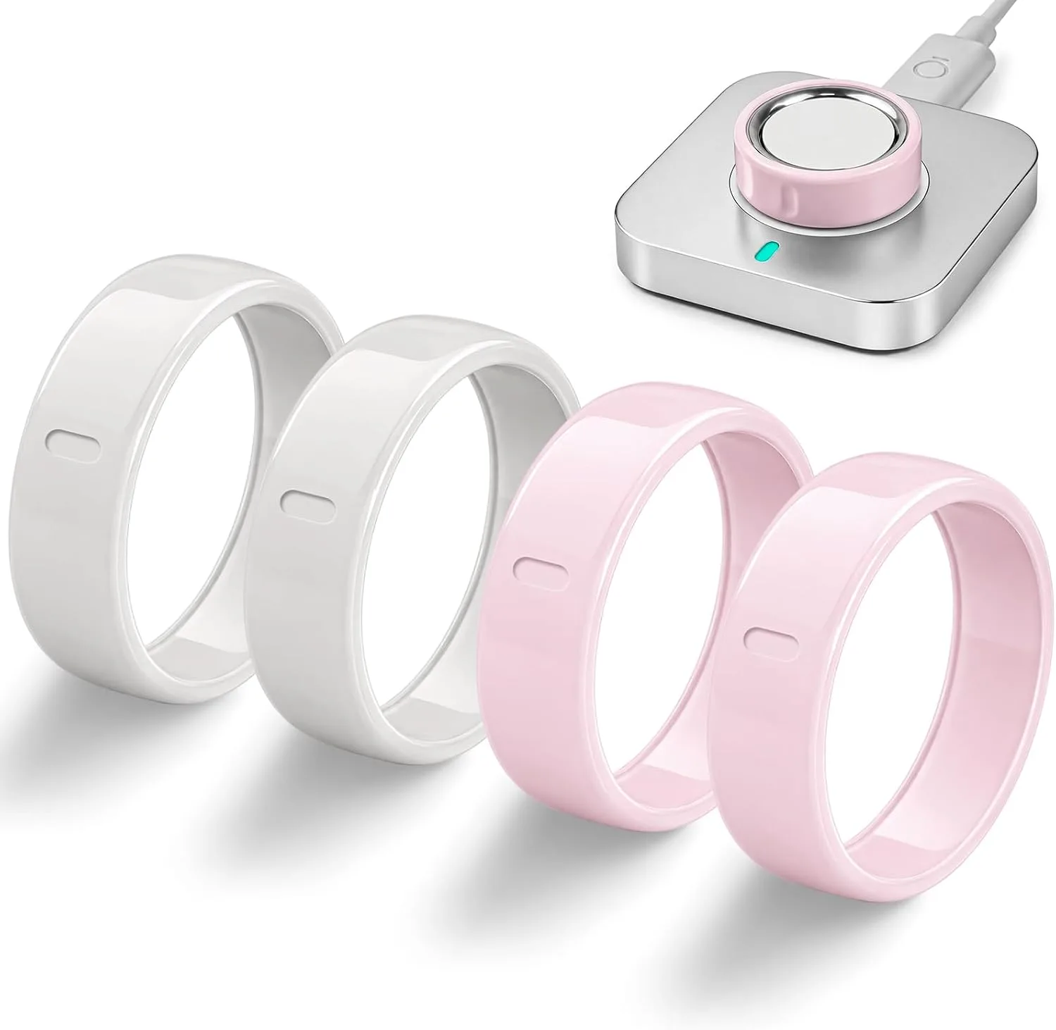 Protector para Anillo Sylacor 4 unidades Cerámica TPU compatible con Oura Ring 5