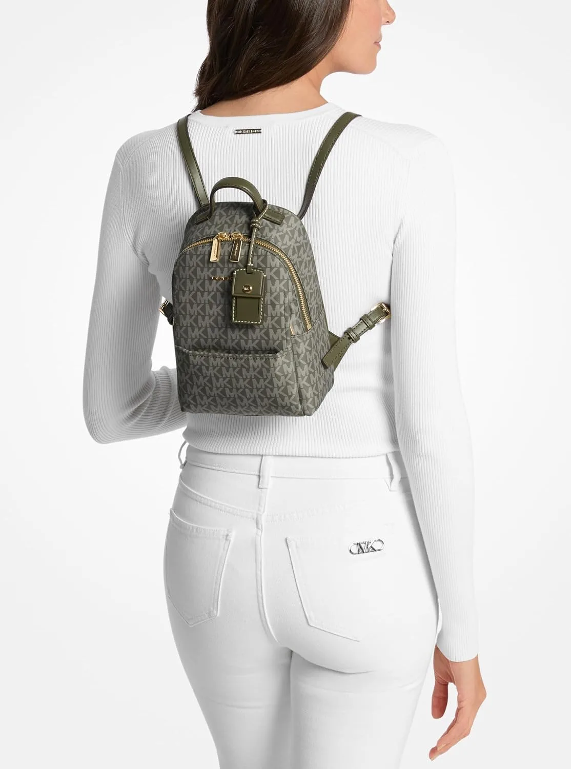 Michael Kors Sable Extra Small Covertible Messenger Backpack