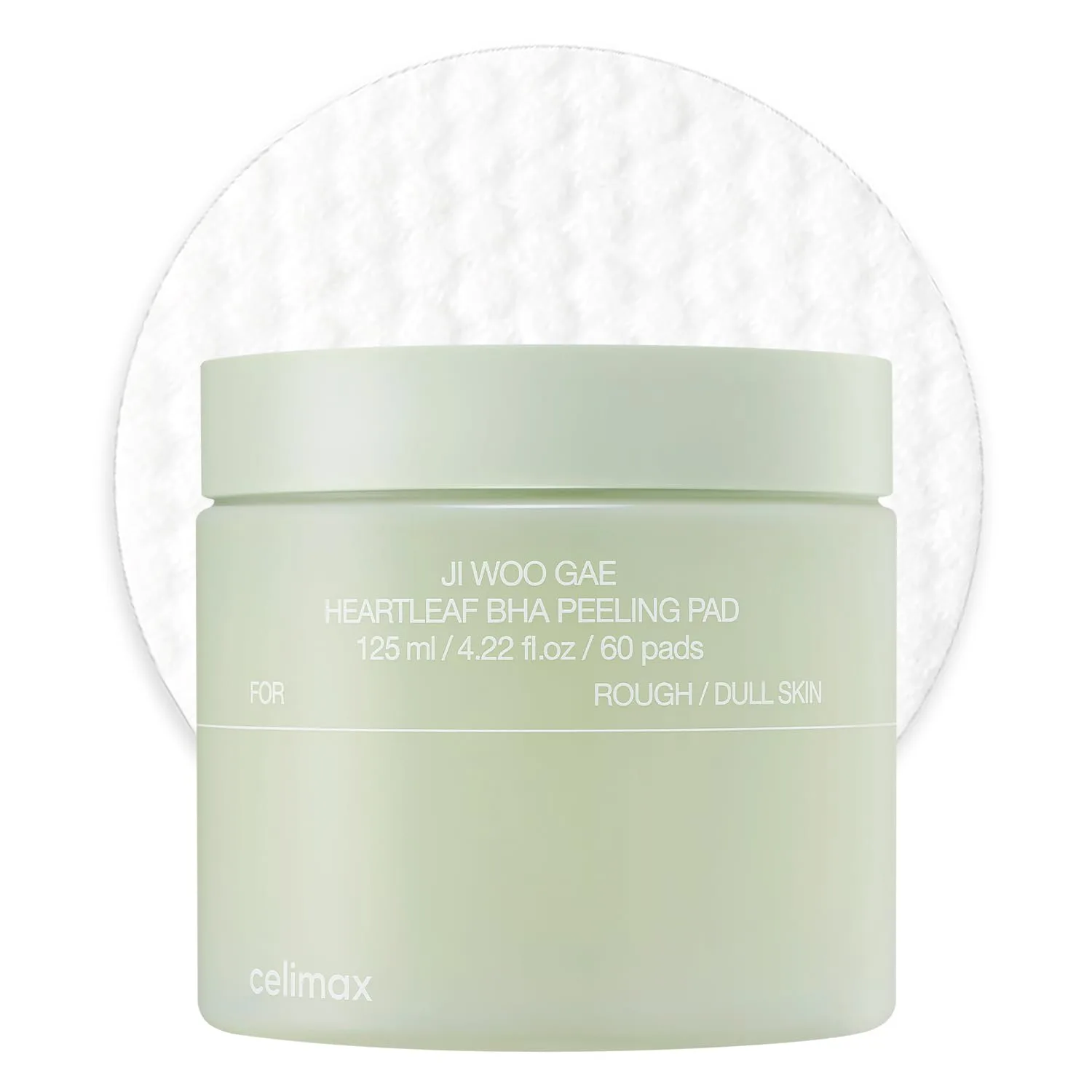 celimax Ji.Woo.Gae Heartleaf BHA Peeling Pad, 60 Pads