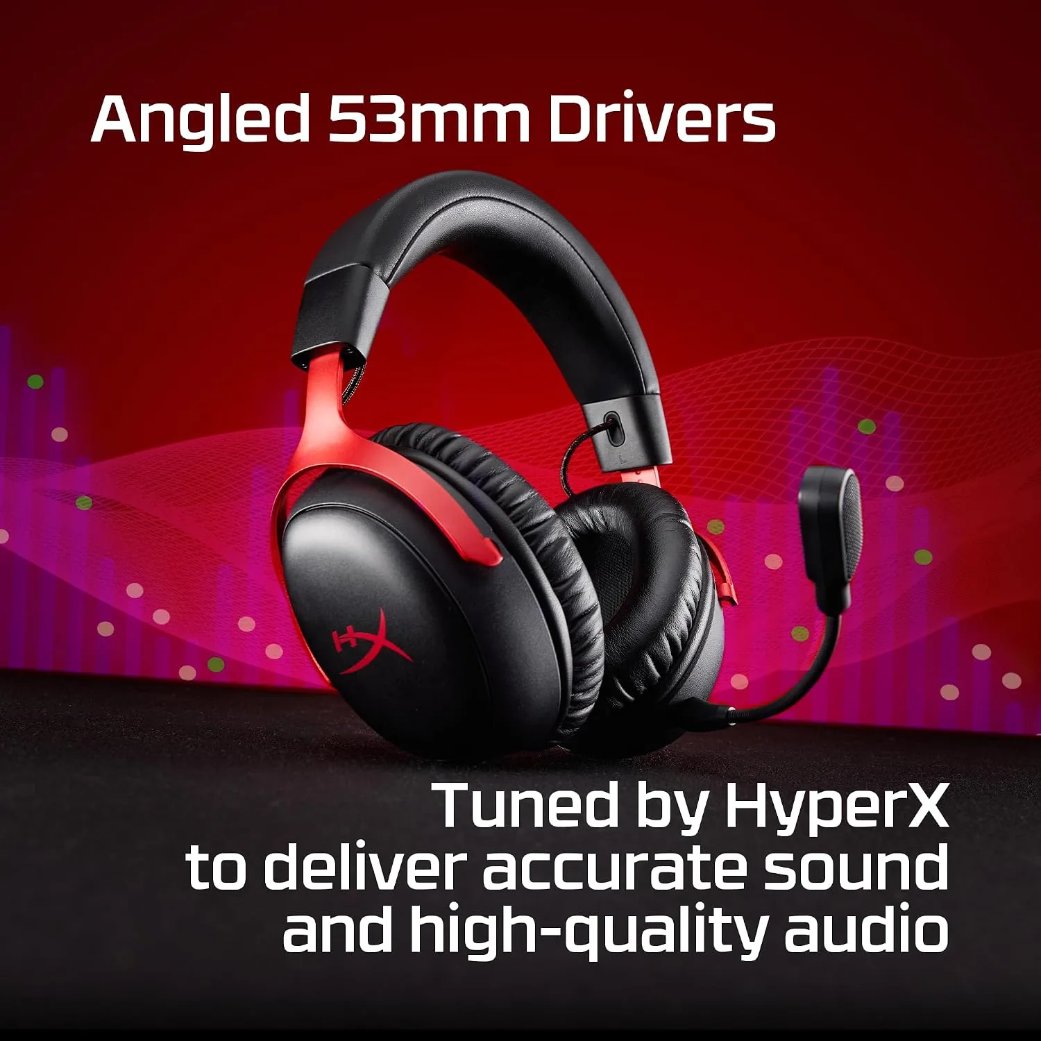 HyperX Cloud III S – Wireless Gaming Headset for PS5, PS4, Switch, PC, Mac, and Mobile, Up to 120-Hour (2.4GHz) / 200-Hour (Bluetooth) Battery, 53mm Angled Drivers, Detachable Mic – Black