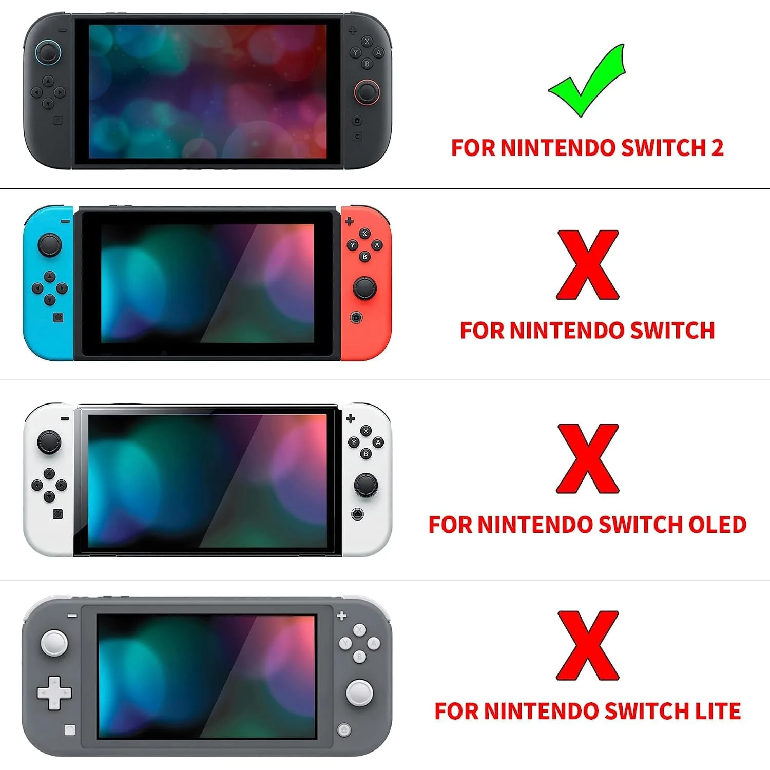 eXtremeRate DIY Replacement Full Set Buttons for Joycon 2, Custom ABXY Direction Keys Dpad + - C Home Capture Release L R ZR ZL Trigger Buttons for Nintendo Switch 2 Controller - Purple & Green