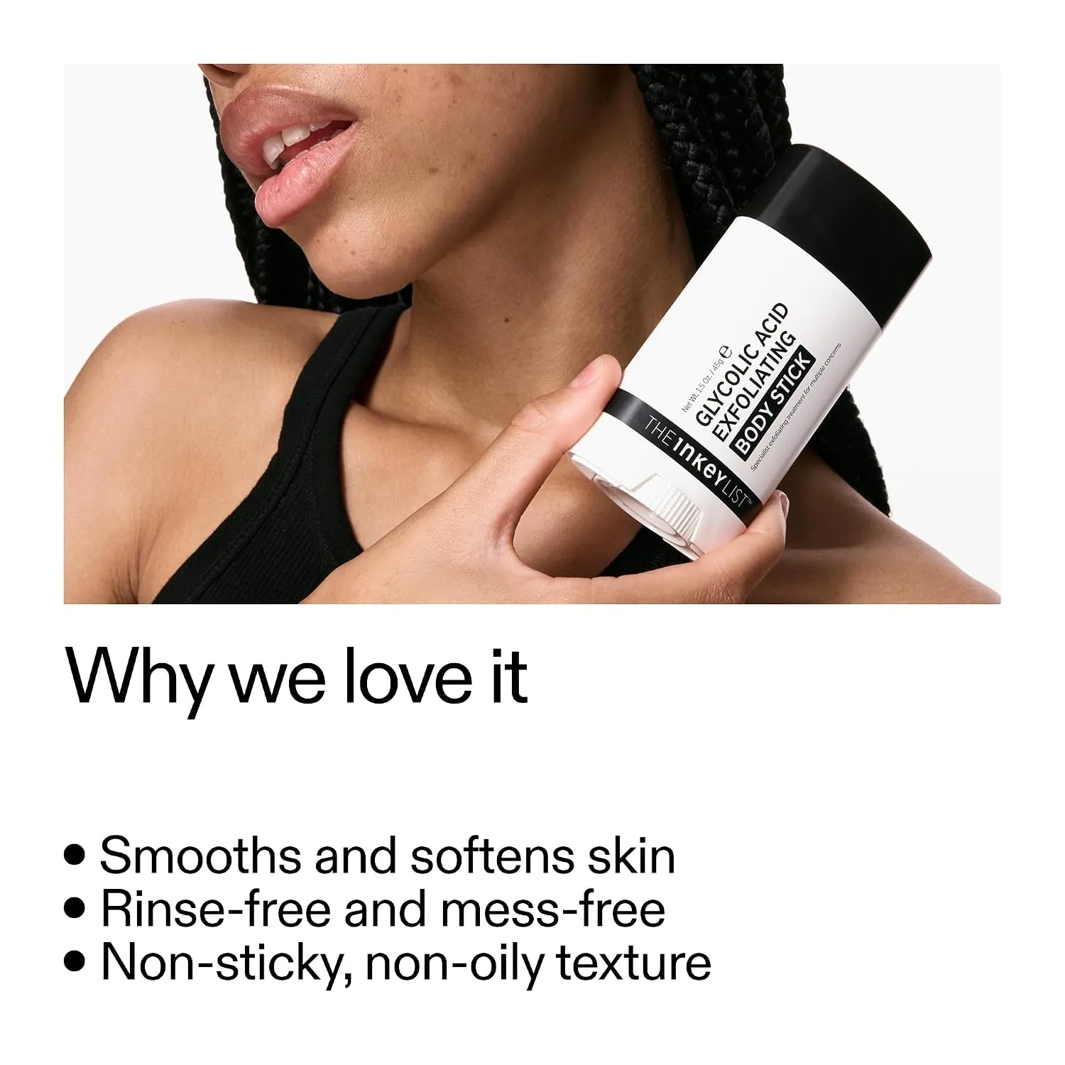 The INKEY List Glycolic Acid Exfoliating Body Stick 45g