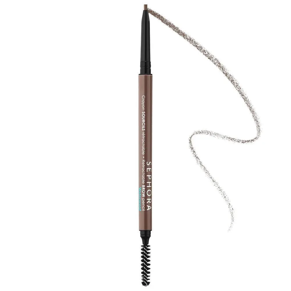 Lápiz de Cejas Retráctil - A Prueba de Agua - 11 Ebony dark gray-brown - 1.25 Neutral Gray Brown