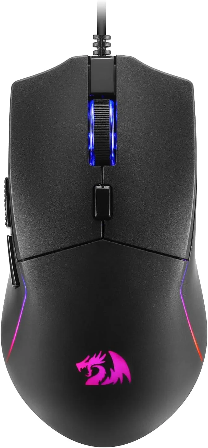 Mouse Gamer Redragon M730 RGB Cableado 10K DPI Ligero