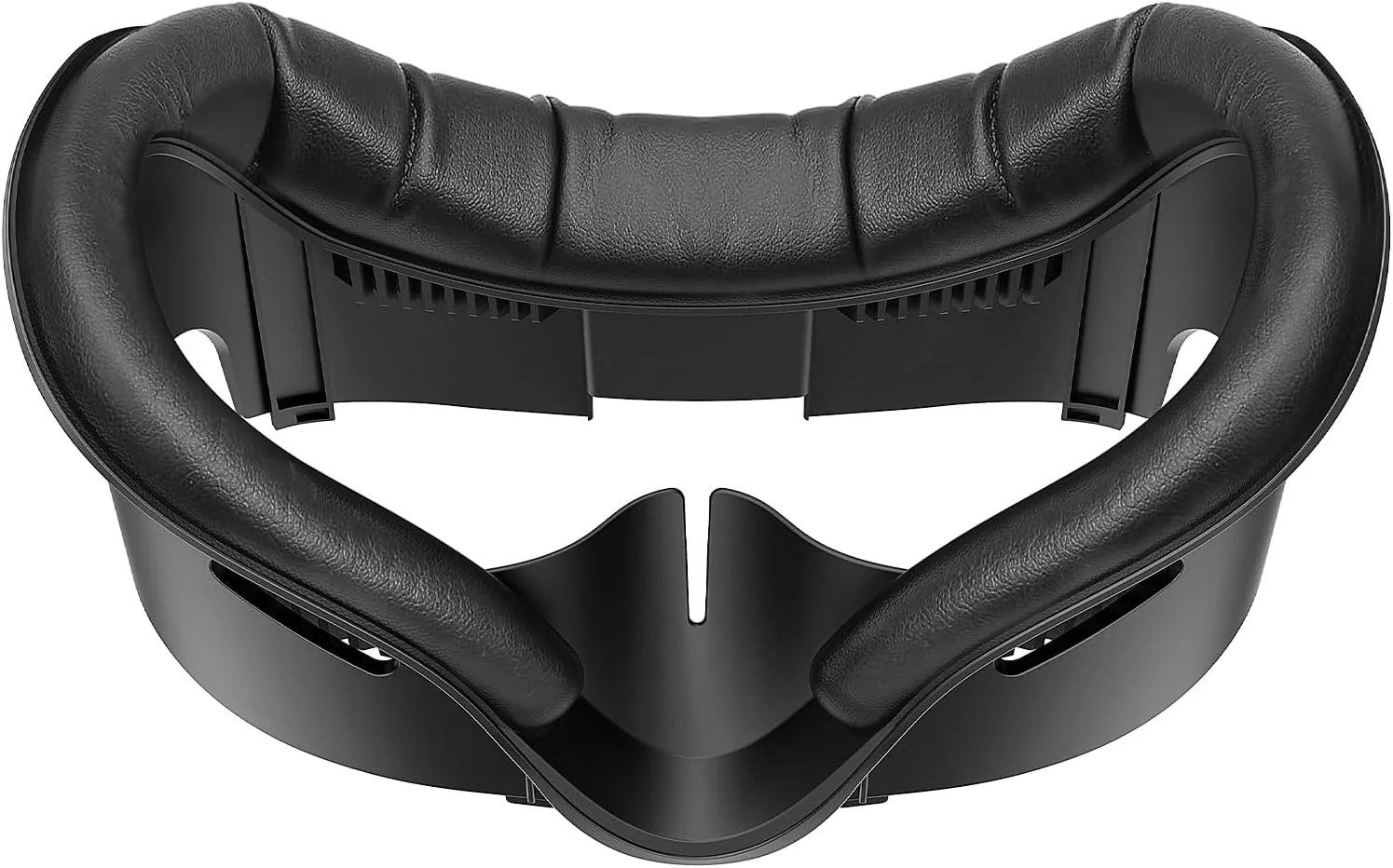 Almohadilla facial para Meta Quest 3 Amzdm cuero PU negro