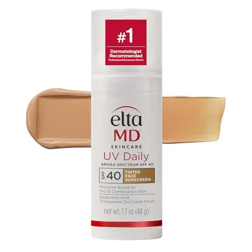 Protector Solar EltaMD UV Daily Face Sunscreen Moisturizer SPF 40 Tintado