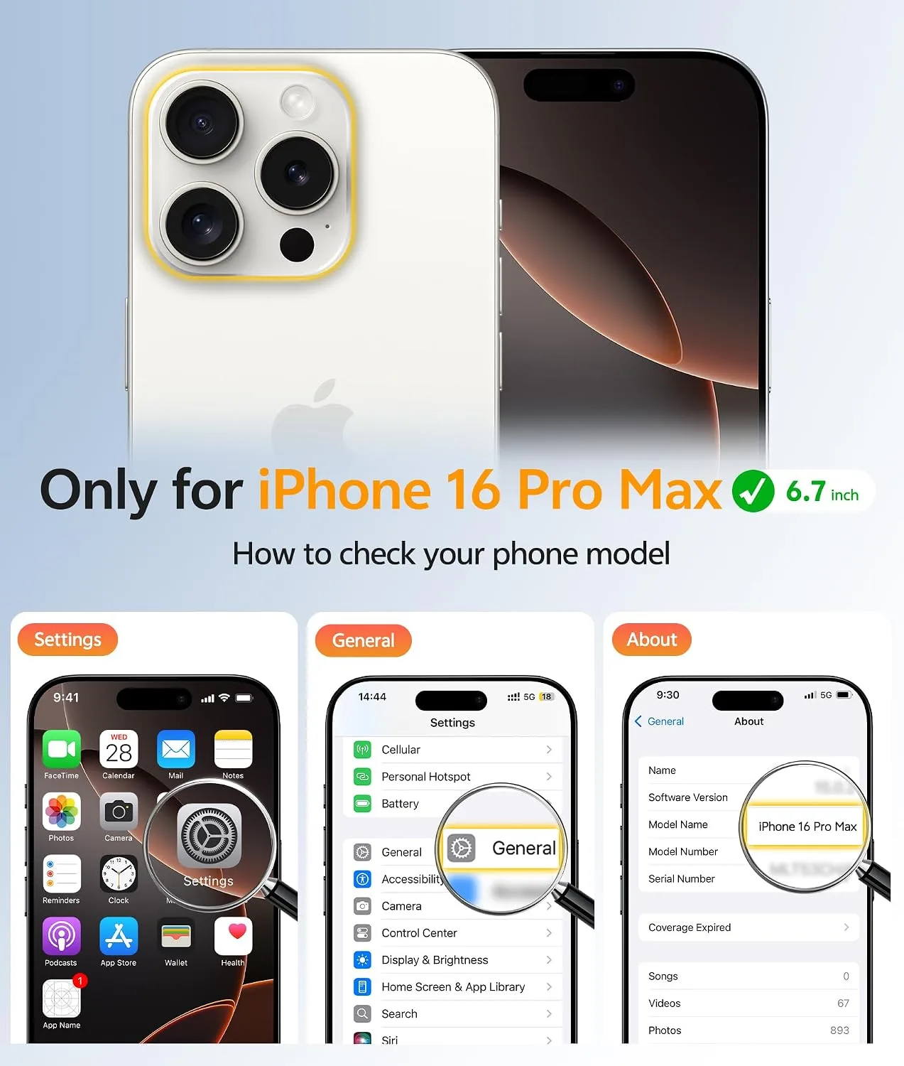 FNTCASE for iPhone 16 Pro Max Case, Fit for Magsafe, Desert Gold