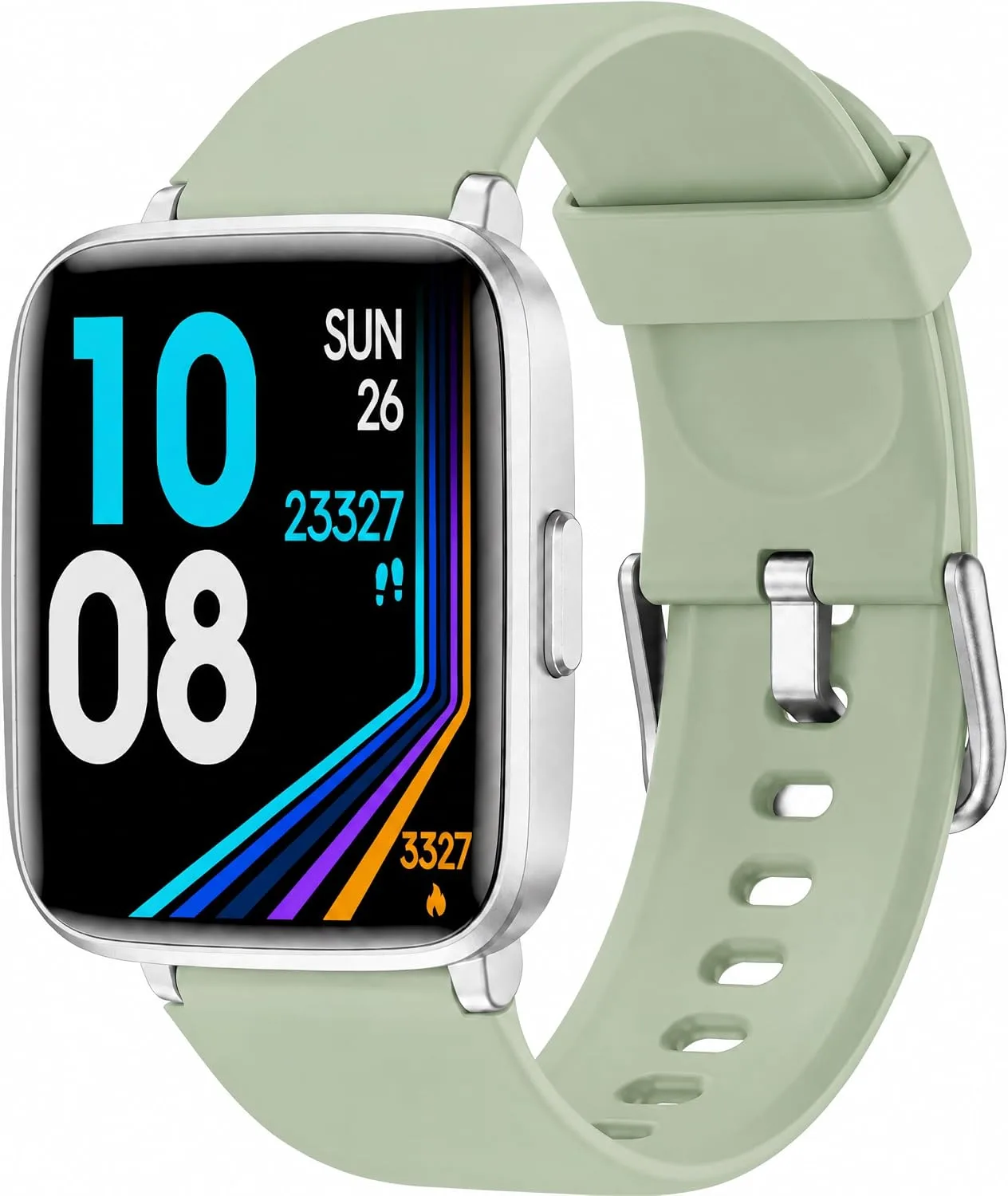 Fitness Tracker Watch with Heart Rate, No App No Phone Required, Pedometer