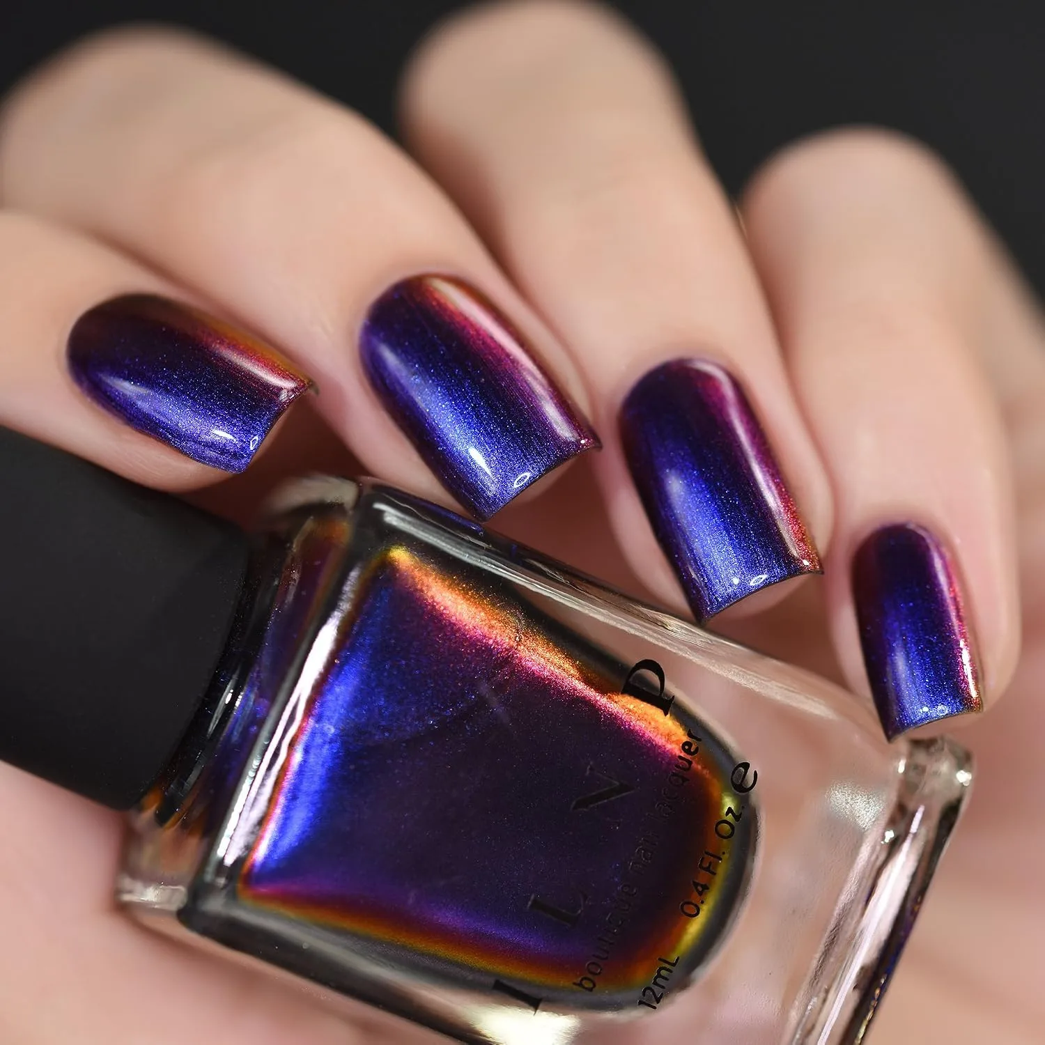ILNP Cygnus Loop - Blue, Purple, Orange, Yellow, Red, Green Ultra Chrome Color Shifting Nail Polish