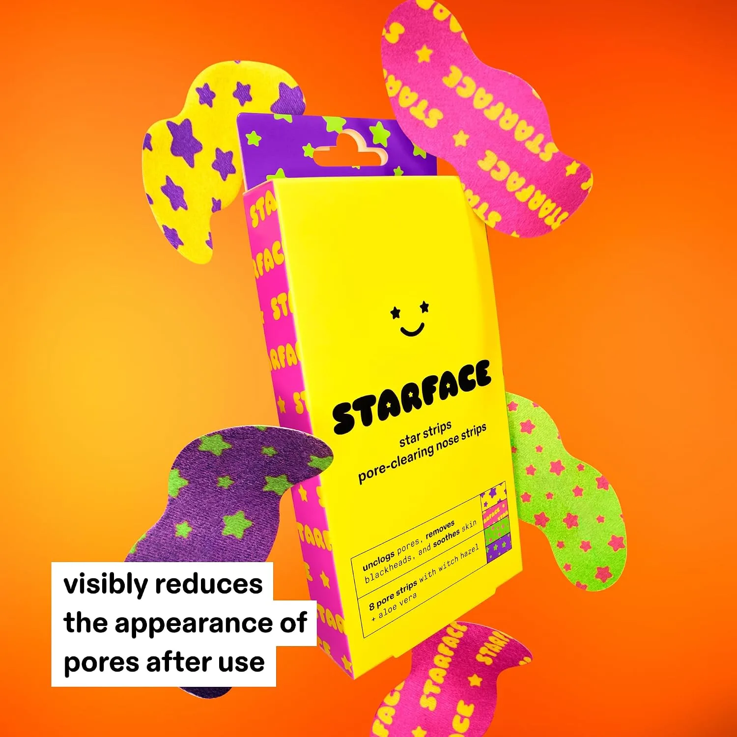Starface Star Strips™ Deep Cleansing Blackhead Pore Strips for Nose, 16 ct