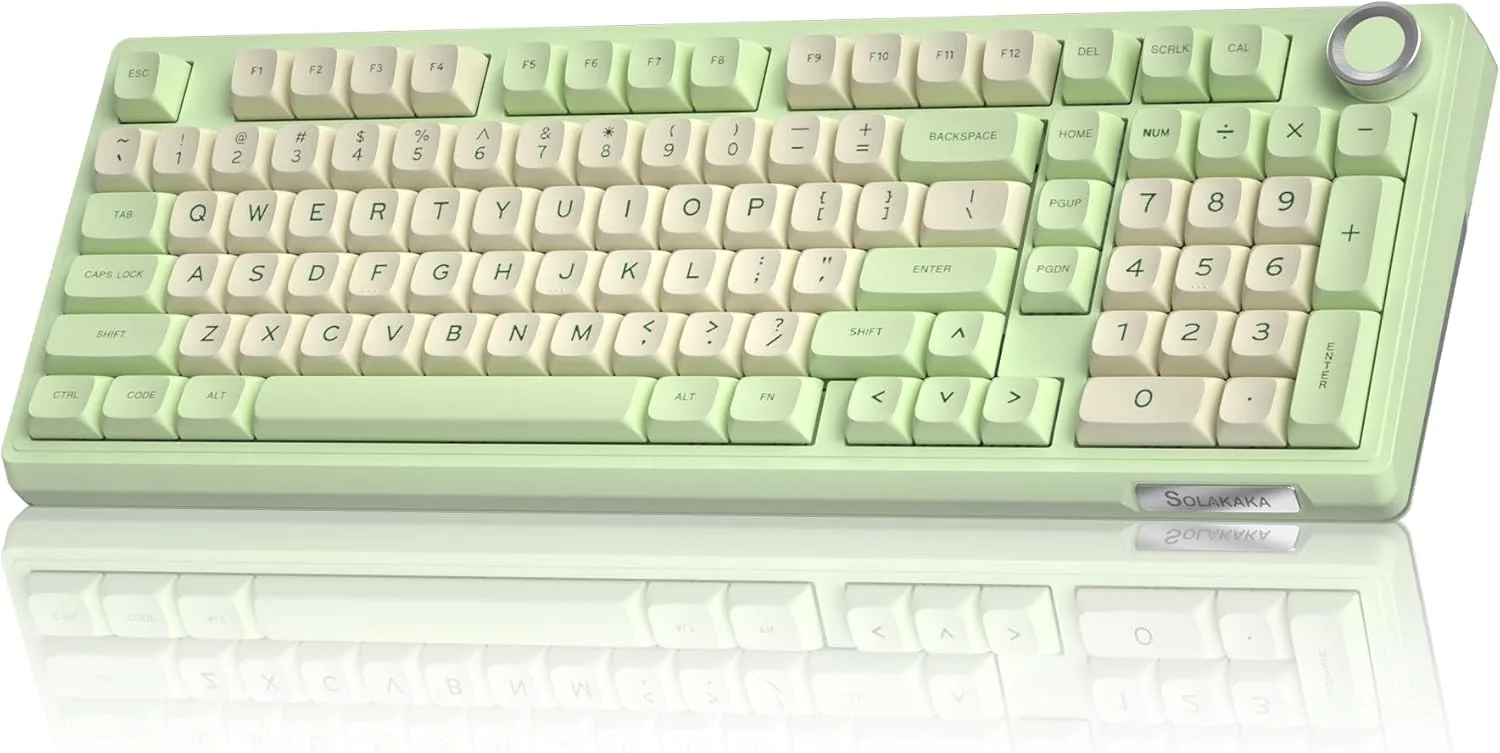 Teclado Gamer Solakaka KI99 Pro Wireless Mecánico Silencioso RGB