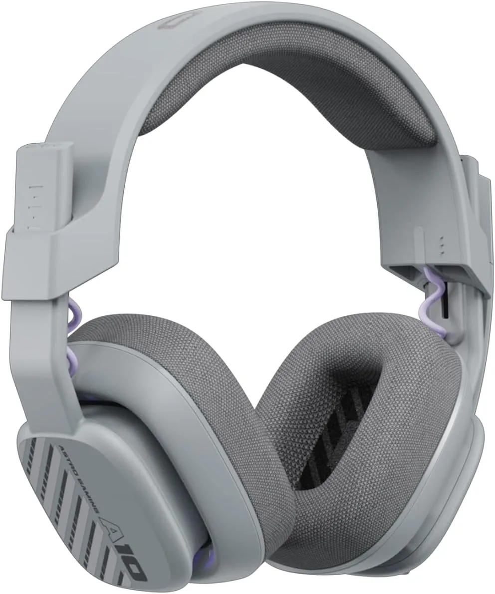 Logitech G Astro A10 Gen 2 Cross-Platform Wired Gaming Headset - Grey