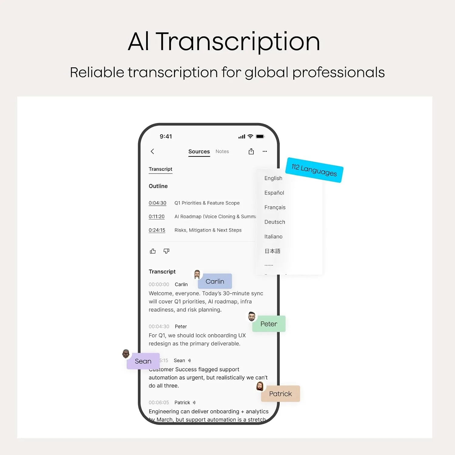 Plaud Note AI Voice Recorder Transcribe Summarize, Silver, Non-Pro Version