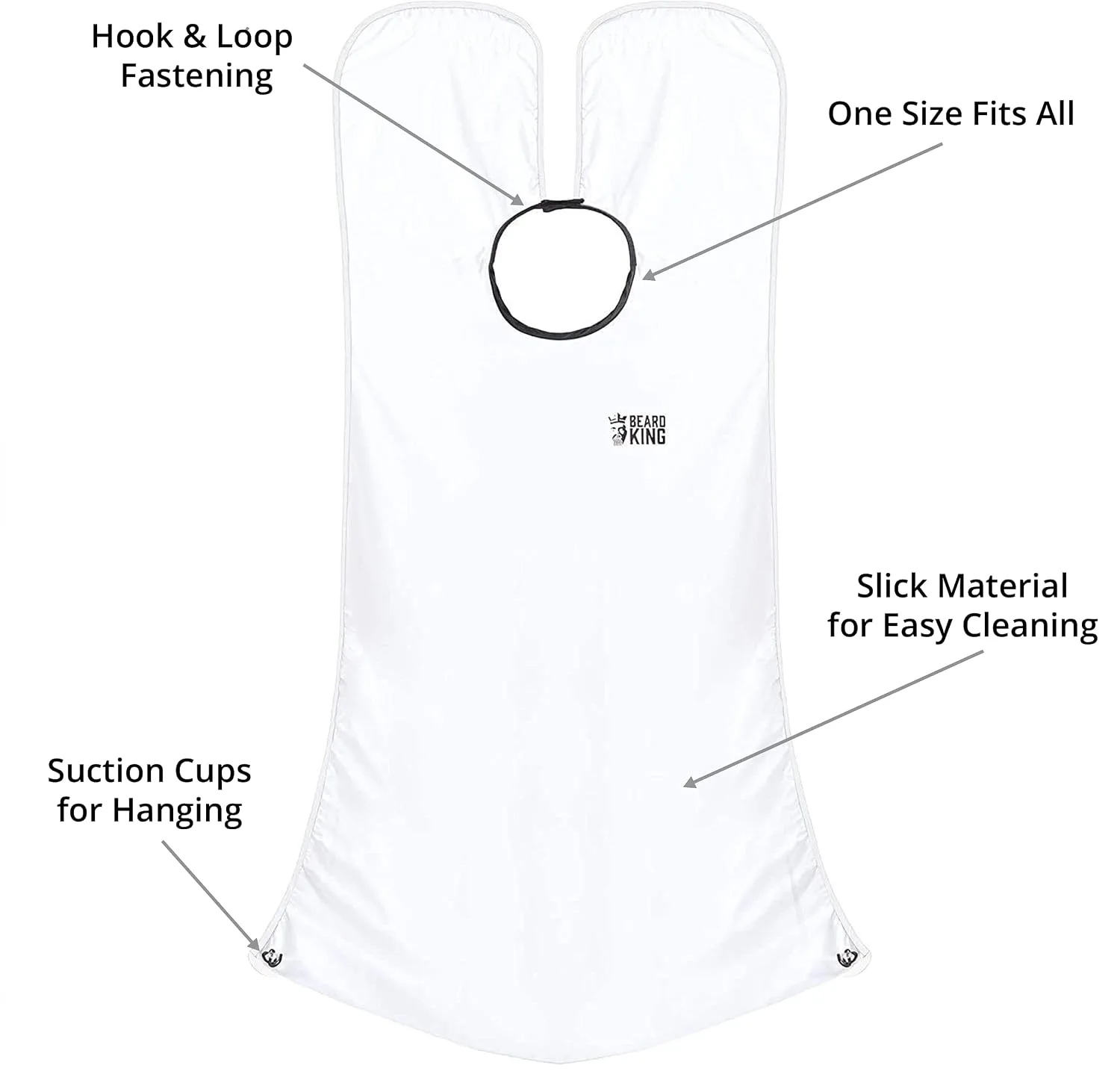 BEARD KING Beard Bib Apron - As Seen on Shark Tank – Gifts for Him, Stocking Stuffers for Men, Mens Gift