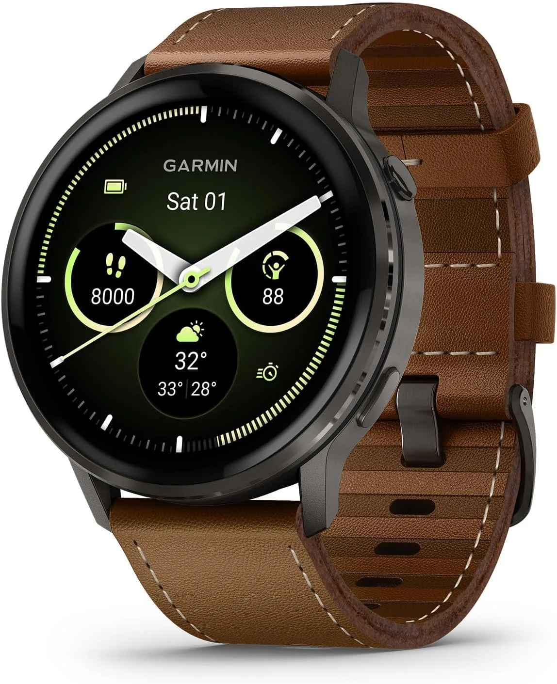 Garmin Venu 4 Health Fitness GPS Smartwatch 45mm AMOLED Bundle