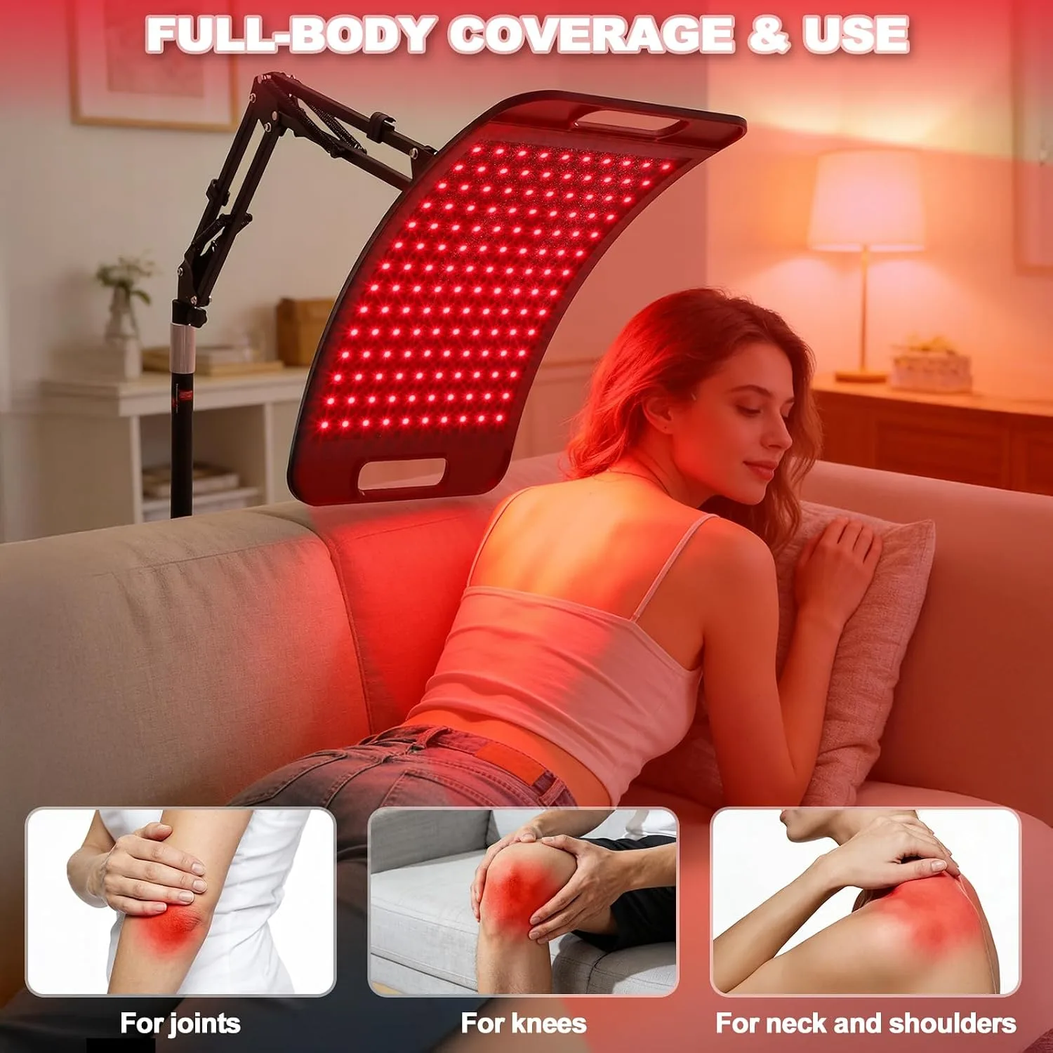 Red Light Therapy for Body Face 140LEDs Infrared Light Therapy