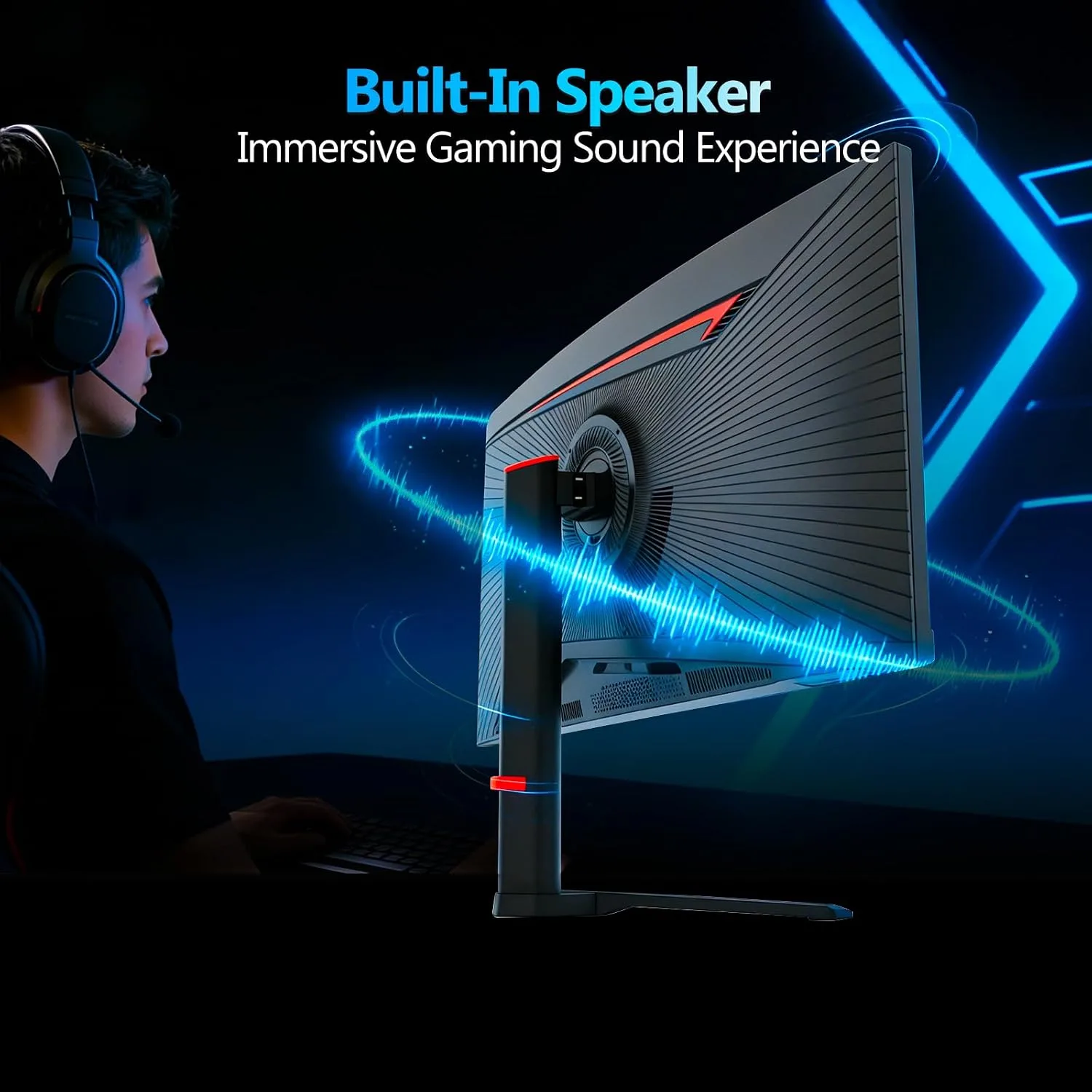 Gawfolk 34 Inch Curved Ultrawide 165Hz Gaming Monitor,WQHD 3440x1440 Screen