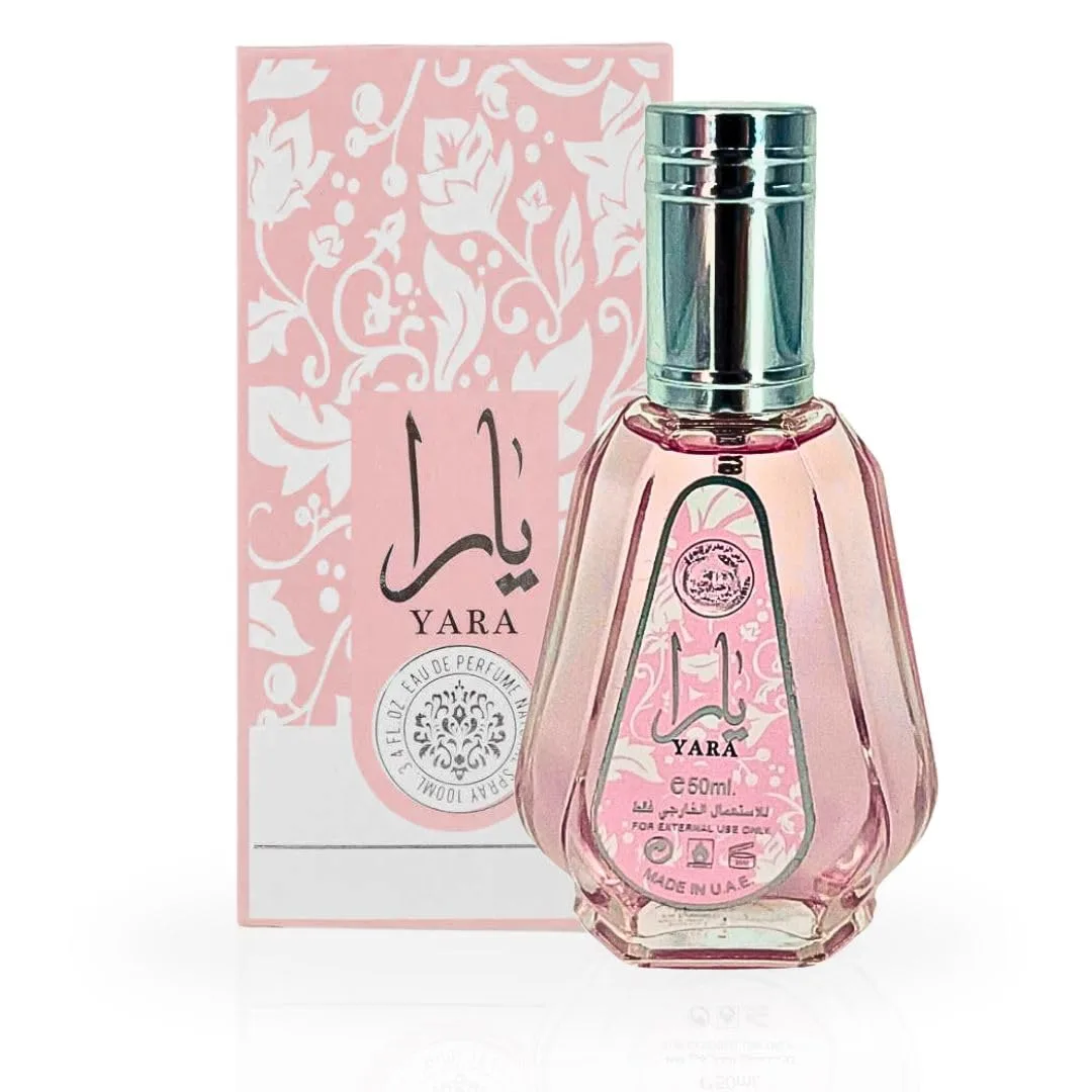 Ard Al Zaafaran Yara & Pink Blush Shams Al Emarat Khususi Eau de Parfum Spray 50ML (1.69 OZ) - Long Lasting Arabian Perfumes for Women - Captivating Ladies Perfumes that Exudes Confidence (Bundle)