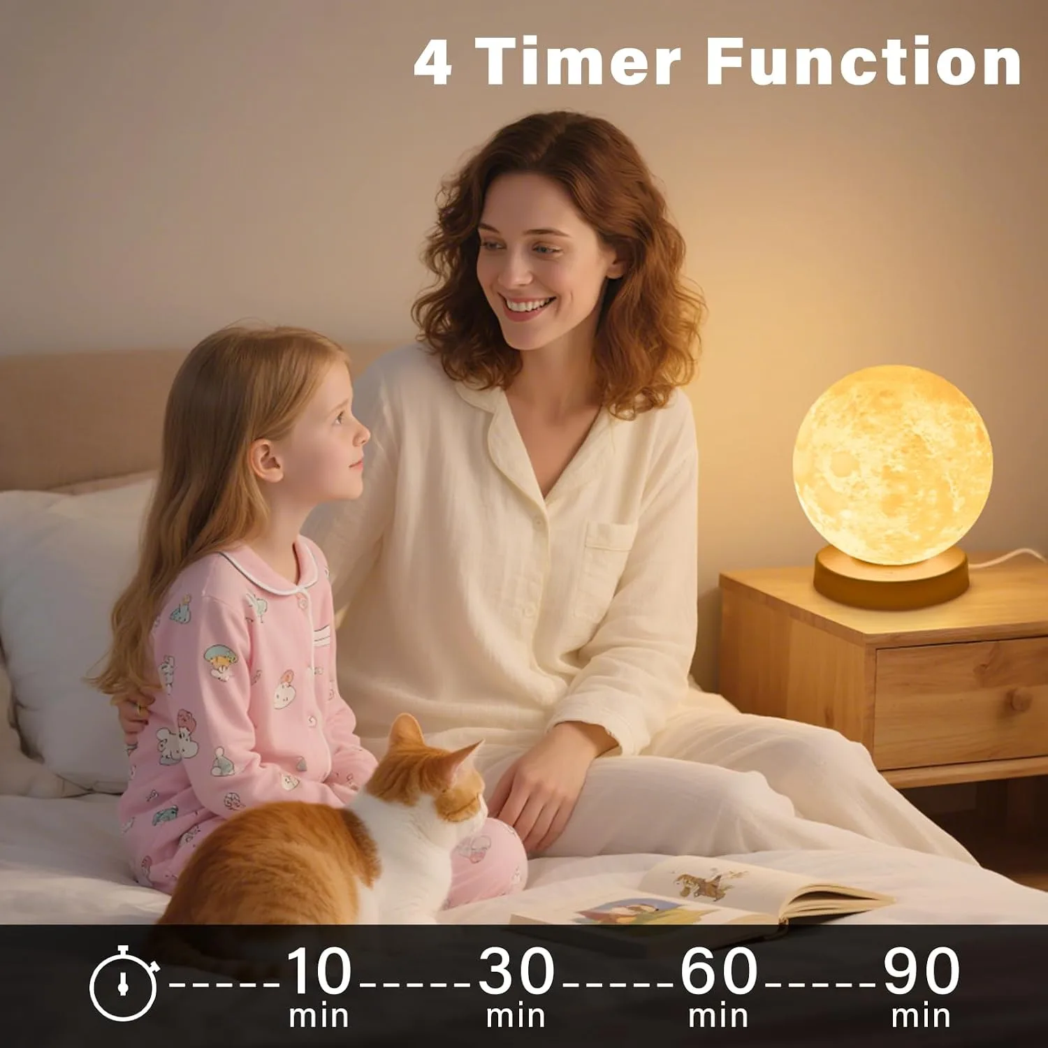 Doraubia Light Therapy Lamp,10000 Lux Sun Lamp with 3 Color Temperatures,Adjustable Brightness,Timer & Memory Function, Happy Daylight Lamp，Full Spectrum Light with Remote Control for Home, Office