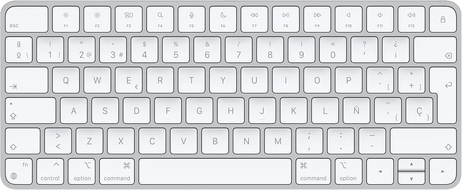 Teclado Apple Magic Keyboard inalámbrico Bluetooth recargable Español Blanco