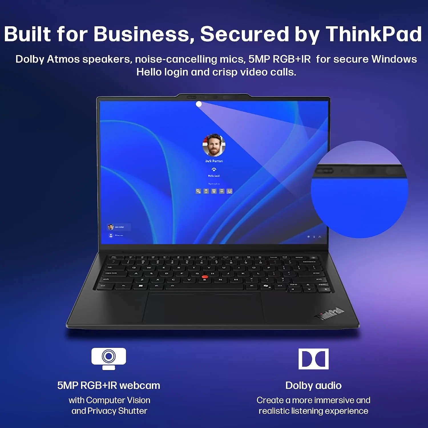 Lenovo ThinkPad X1 Carbon Gen 14 Aura Edition Core Ultra 5 335 vPro Laptop