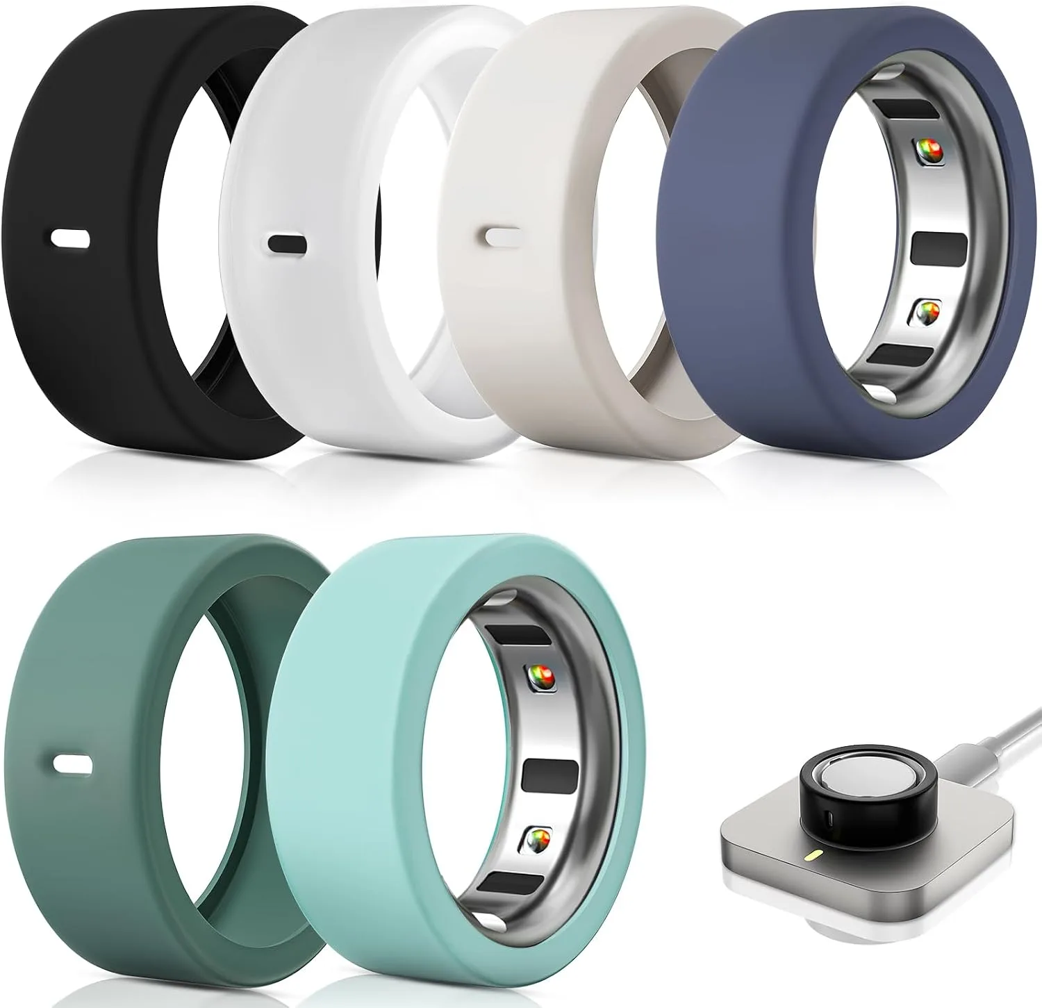 Funda para anillo Polyjoy compatible con Oura Ring Gen 4/4 Ceramic/Gen 3/Ultrahuman