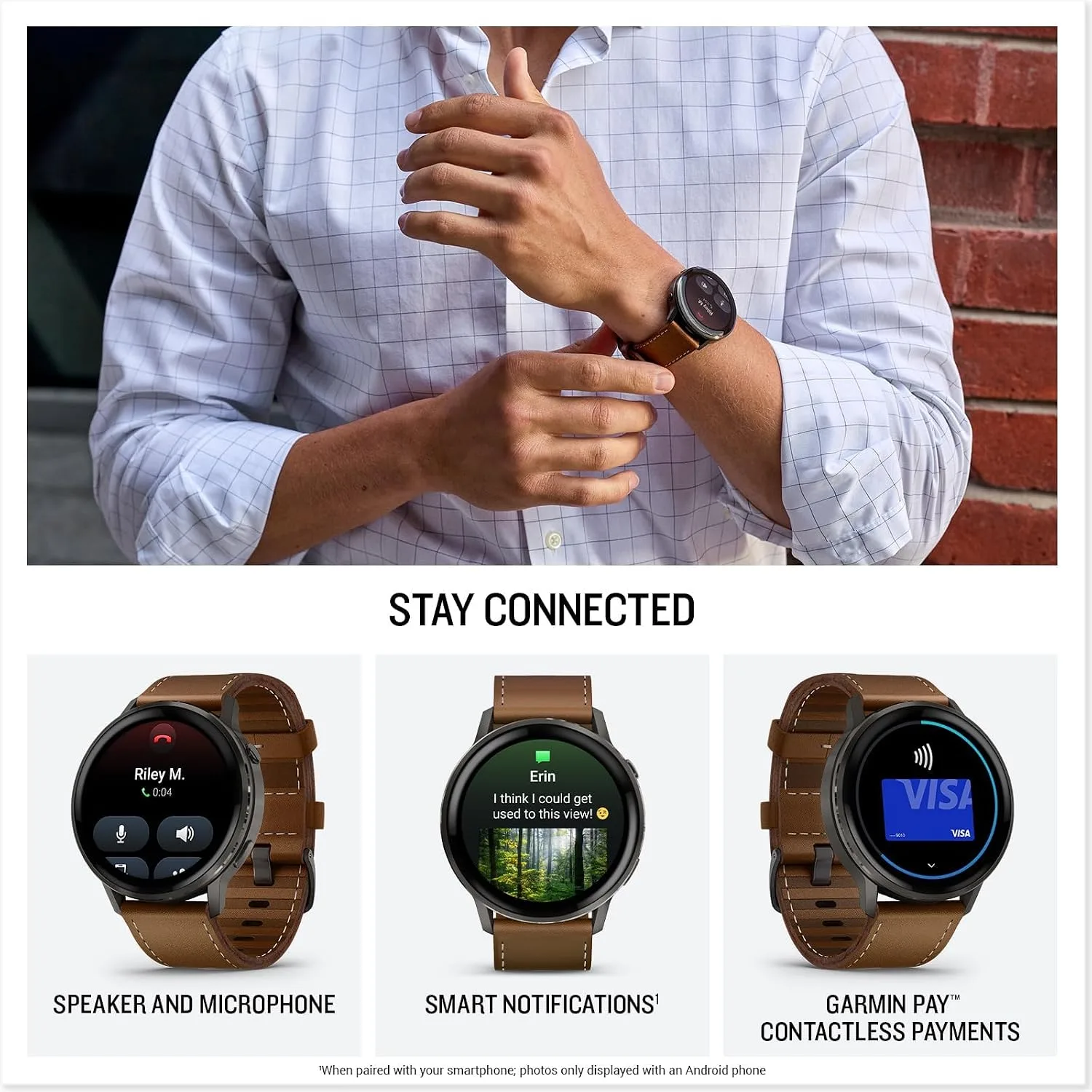 Garmin Venu 4 Health Fitness GPS Smartwatch 45mm AMOLED Bundle
