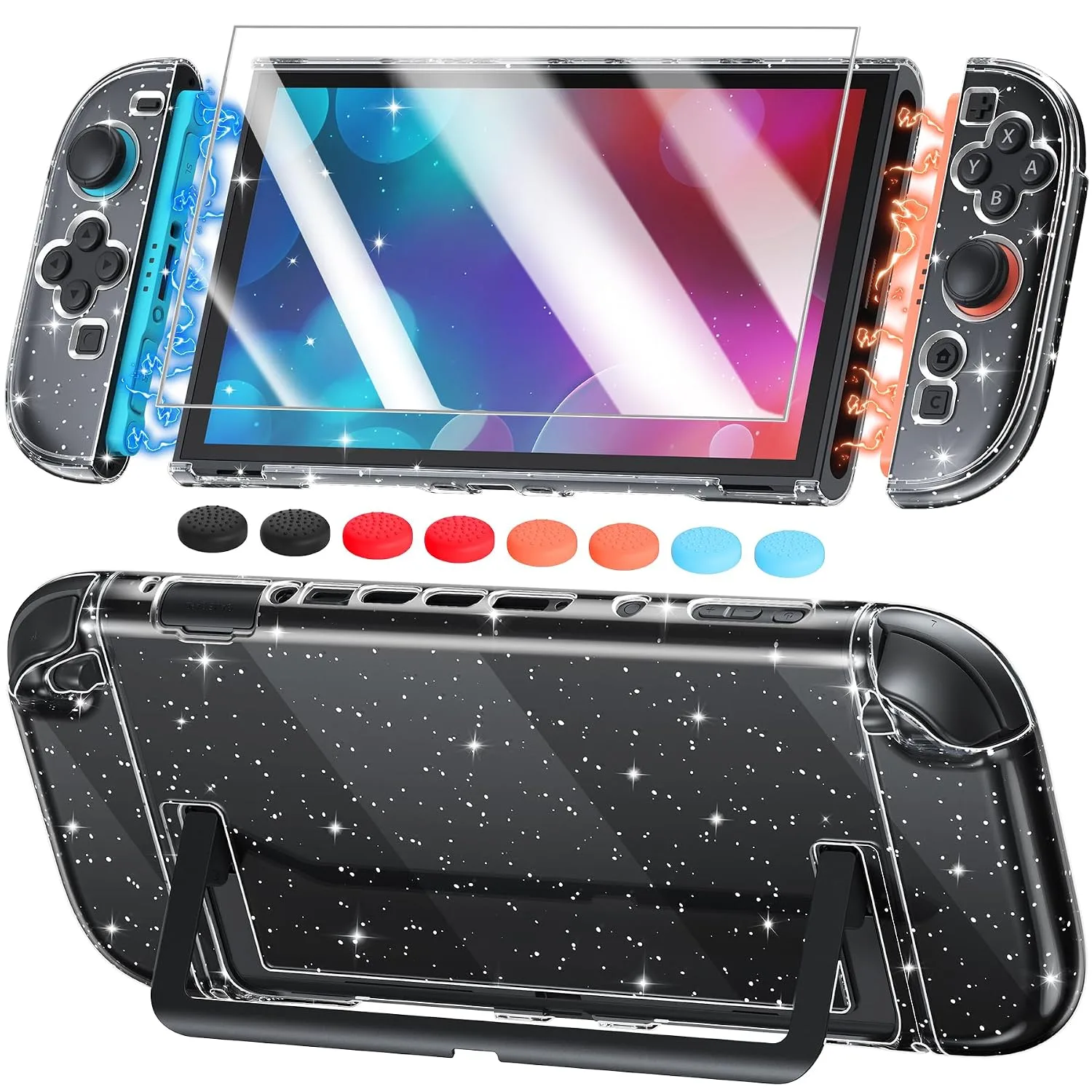 FYOUNG Switch 2 Cover Case, Crystal Hard Protective Shell for Nintendo 2