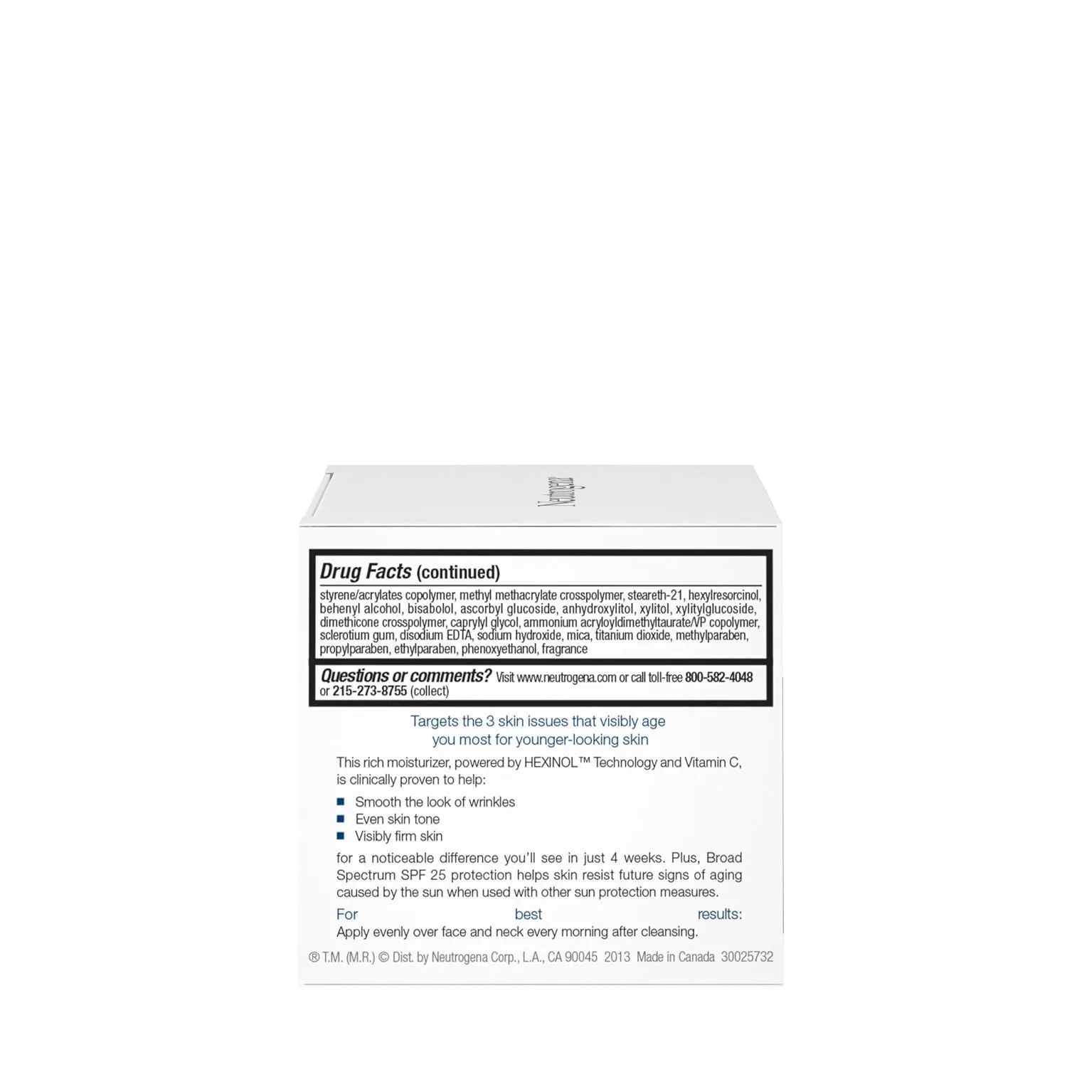 Neutrogena Triple Age Repair Face Moisturizer, SPF 25, 1.7 fl. oz