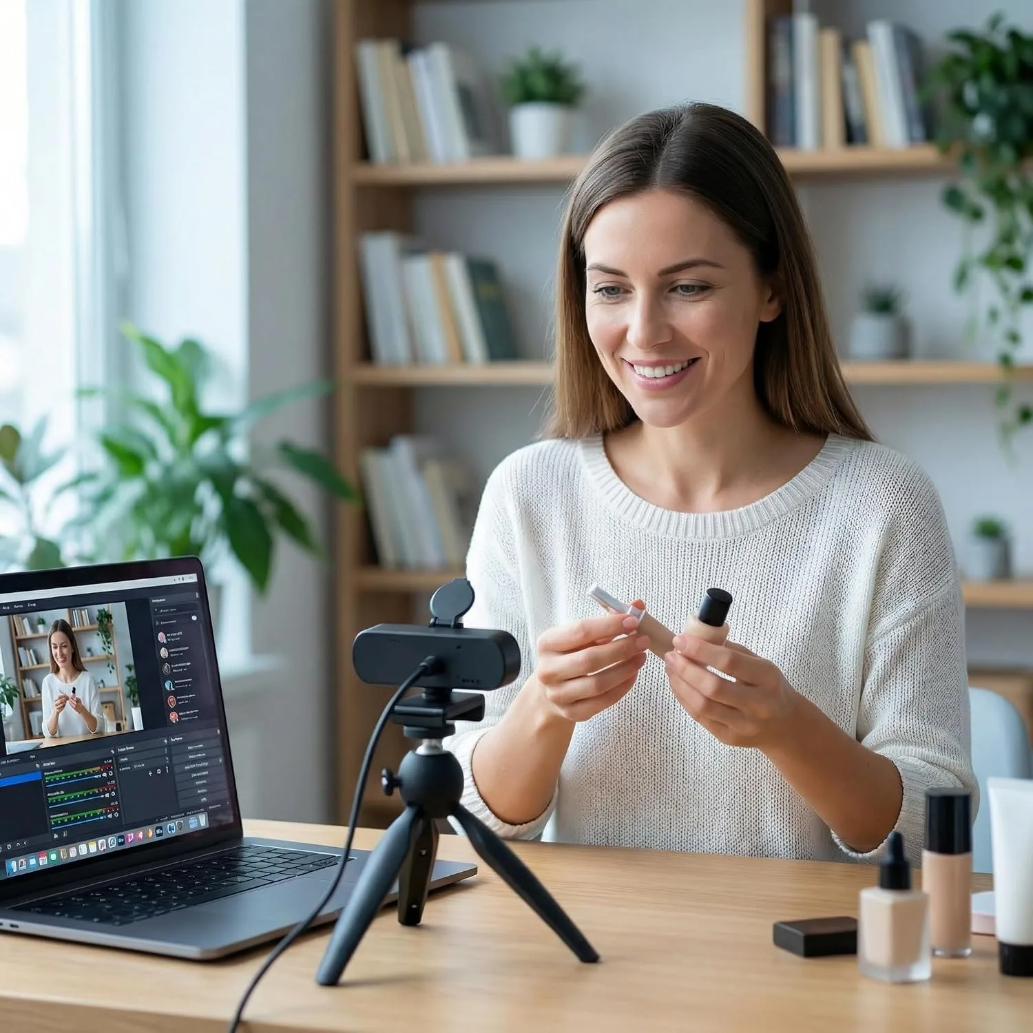 Gohero 4K Webcam with Dual PDAF Autofocus & Auto Light Correction