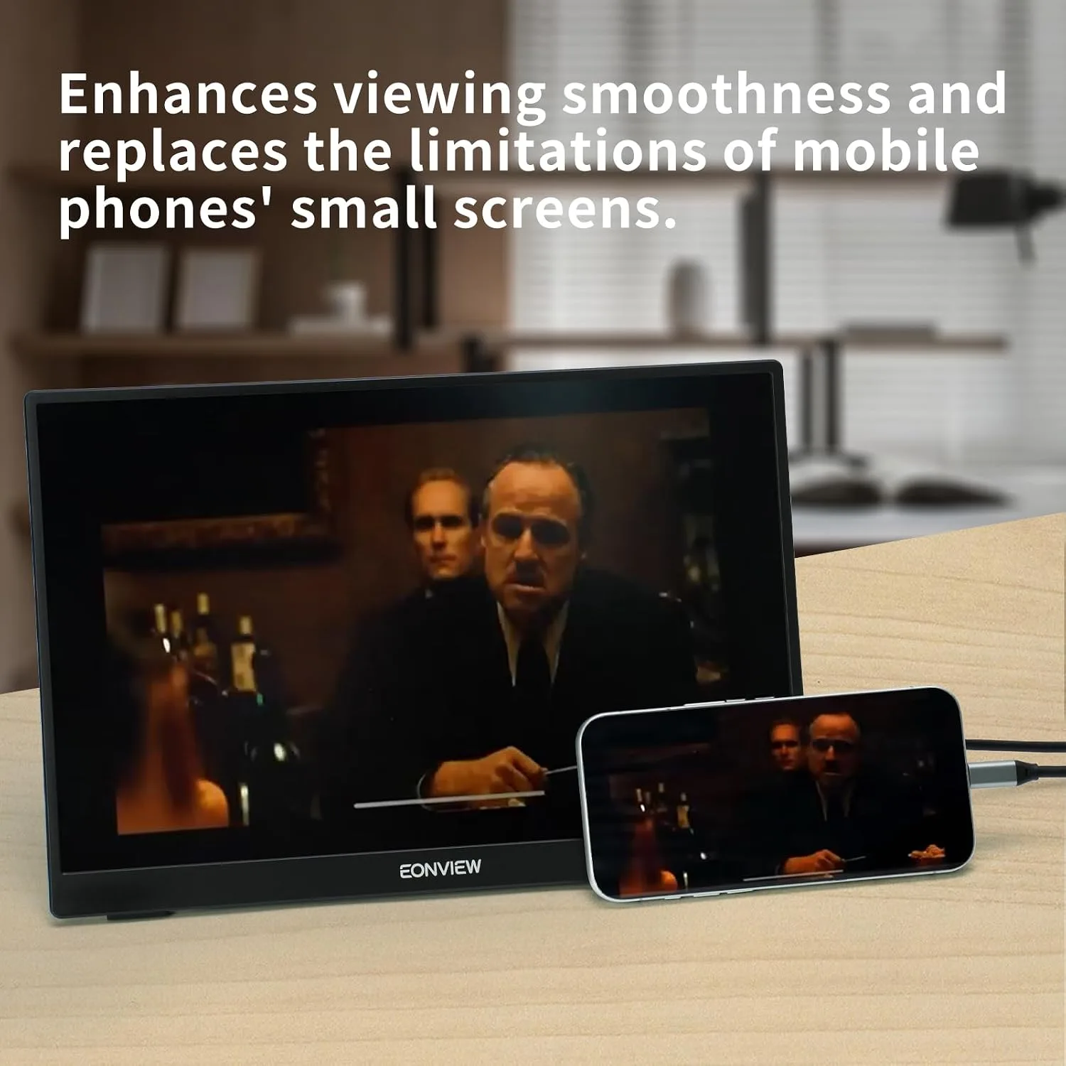 Portable Touchscreen Monitor, 14 Inch, 1080P IPS Display, Zero Frame, USB-C and HDMI, for Laptop, PC, Mac, PS, Xbox, Nintendo Switch