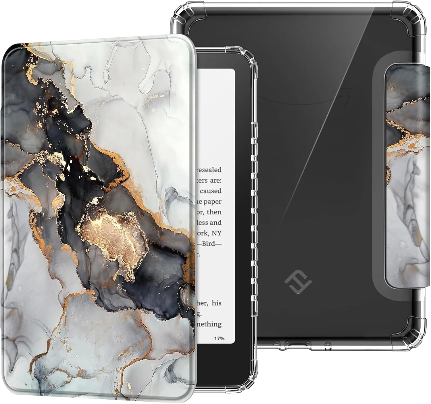 Fintie Clear Case for 7" Kindle Paperwhite 12th Gen 2024 & Kindle Colorsoft
