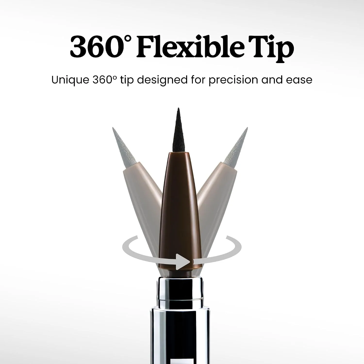 Sacheu Liquid Eyeliner STAY-N, Longwear, Smudge-Proof, Eye’m Crisp, Brown