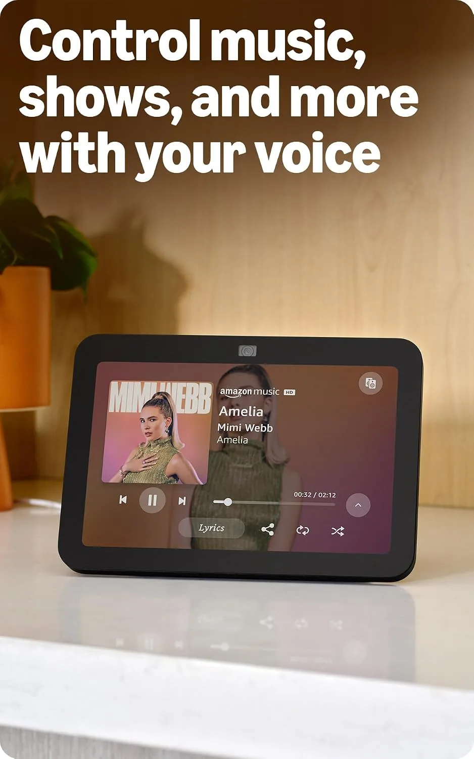 Amazon Echo Show 8, With Spatial Audio, Smart Home Hub, ideal for open living spaces, Designed for Alexa+, Glacier White