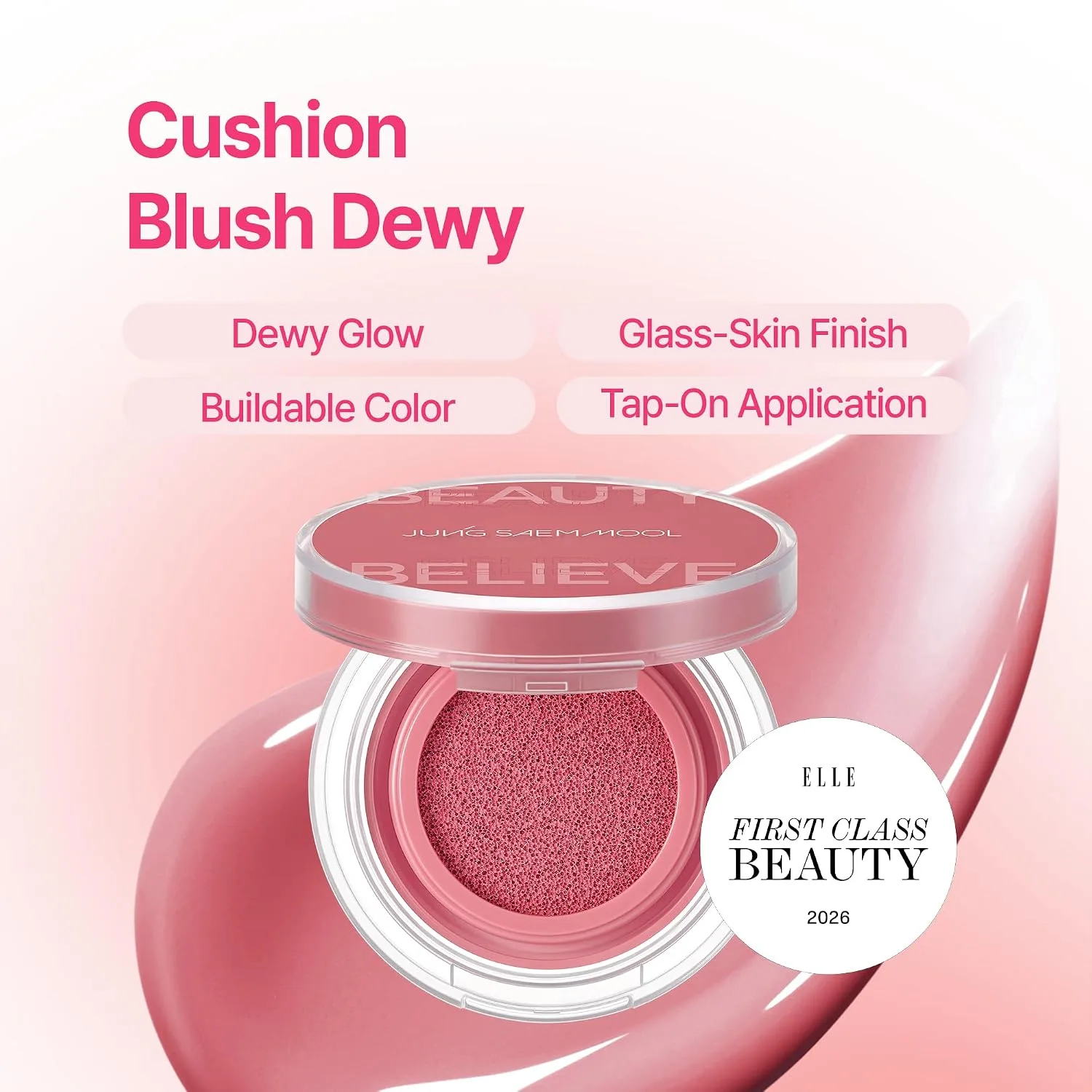 JUNG SAEM MOOL Artist Cushion Blush Dewy | Rare Rose