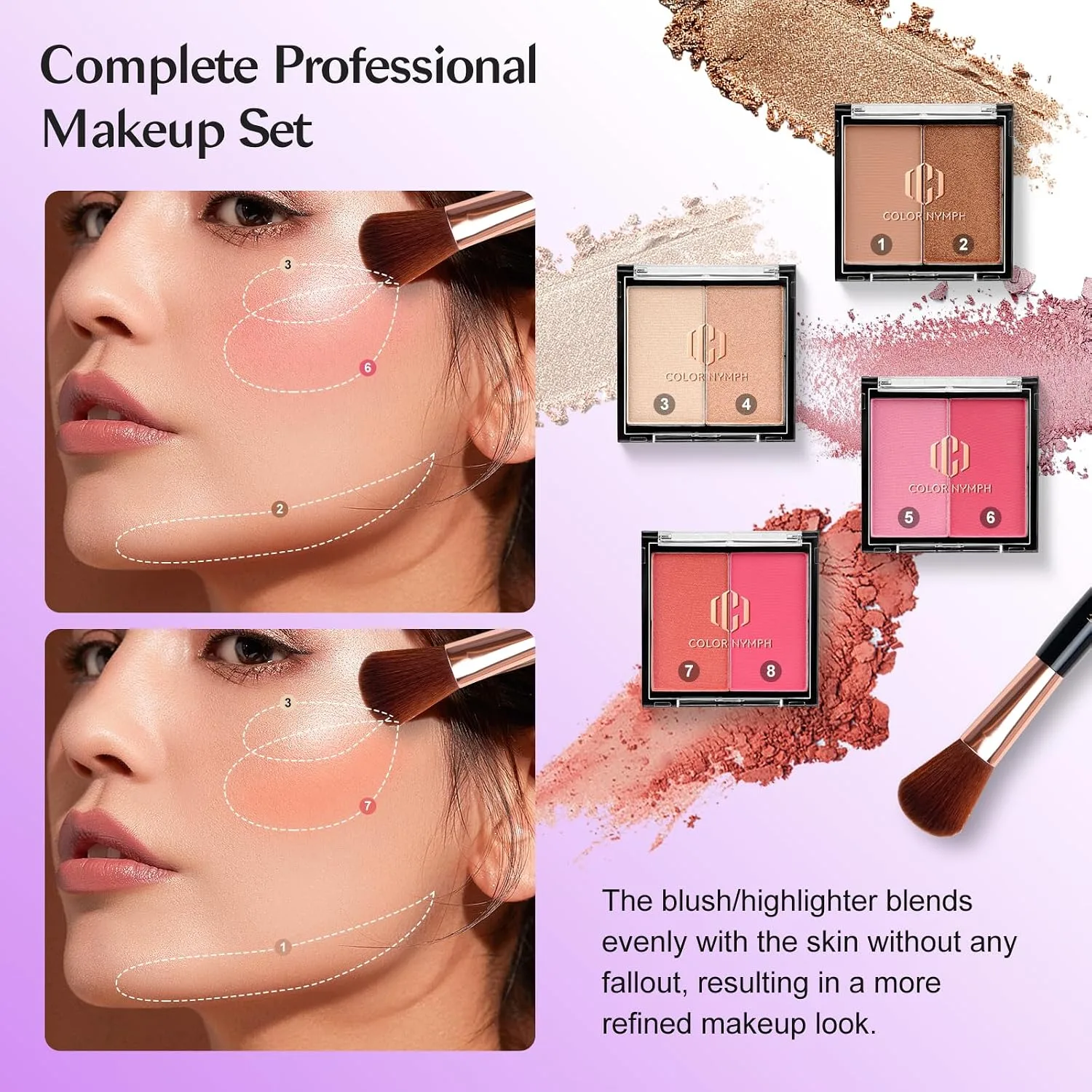 Color Nymph Makeup Kit for Women Full Kit, Makeup Set for Teens Girls