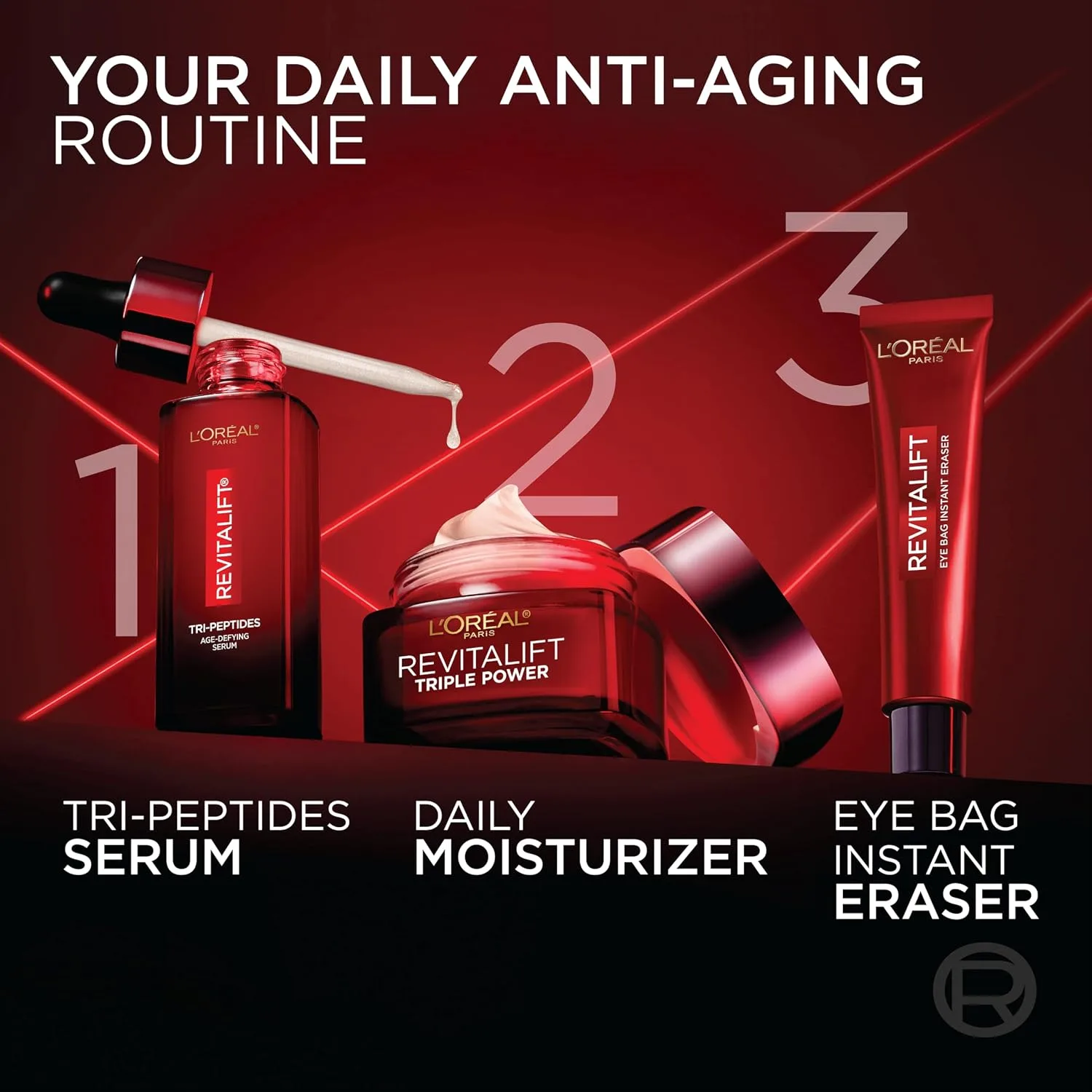 L'Oreal Paris Revitalift Triple Power Face Cream, 2.55 Oz