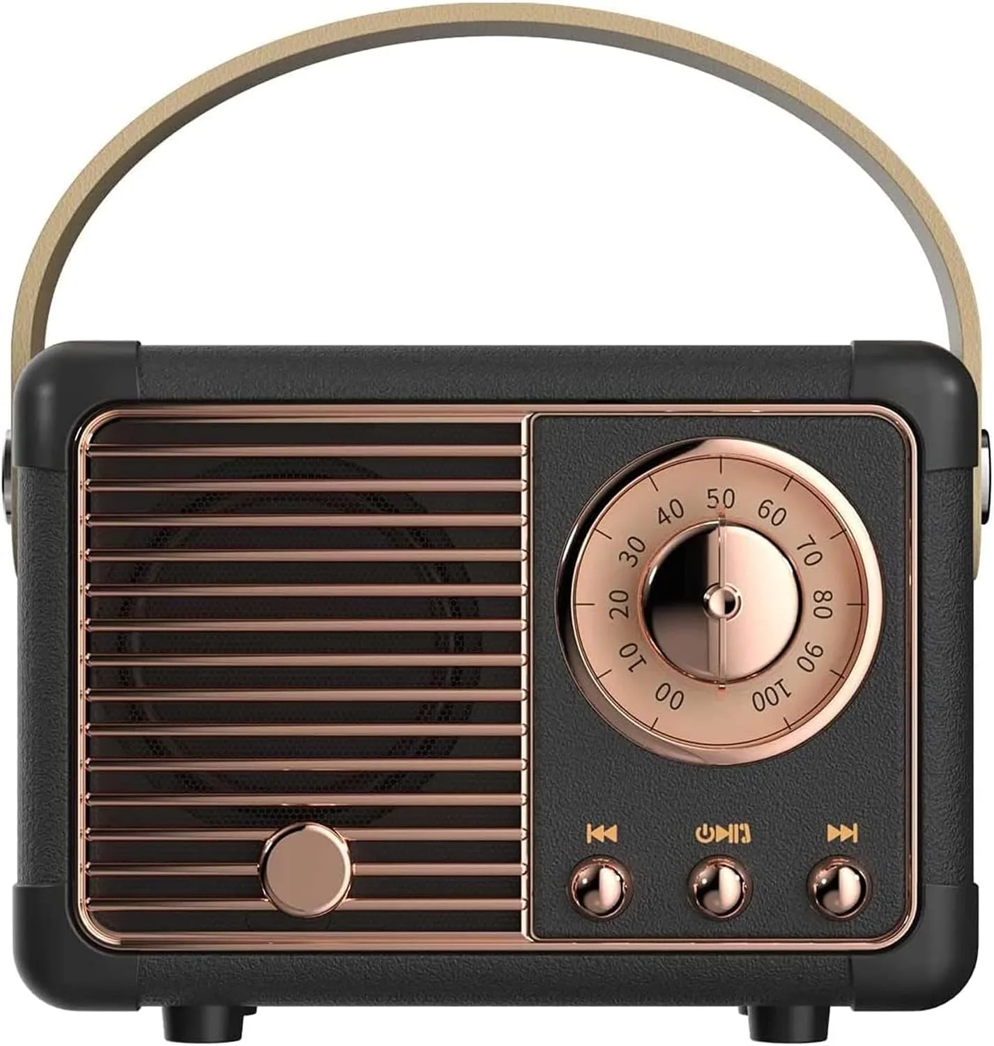 Baolira Retro Bluetooth Speaker, Small Portable Speaker, Gifts for Men Boys