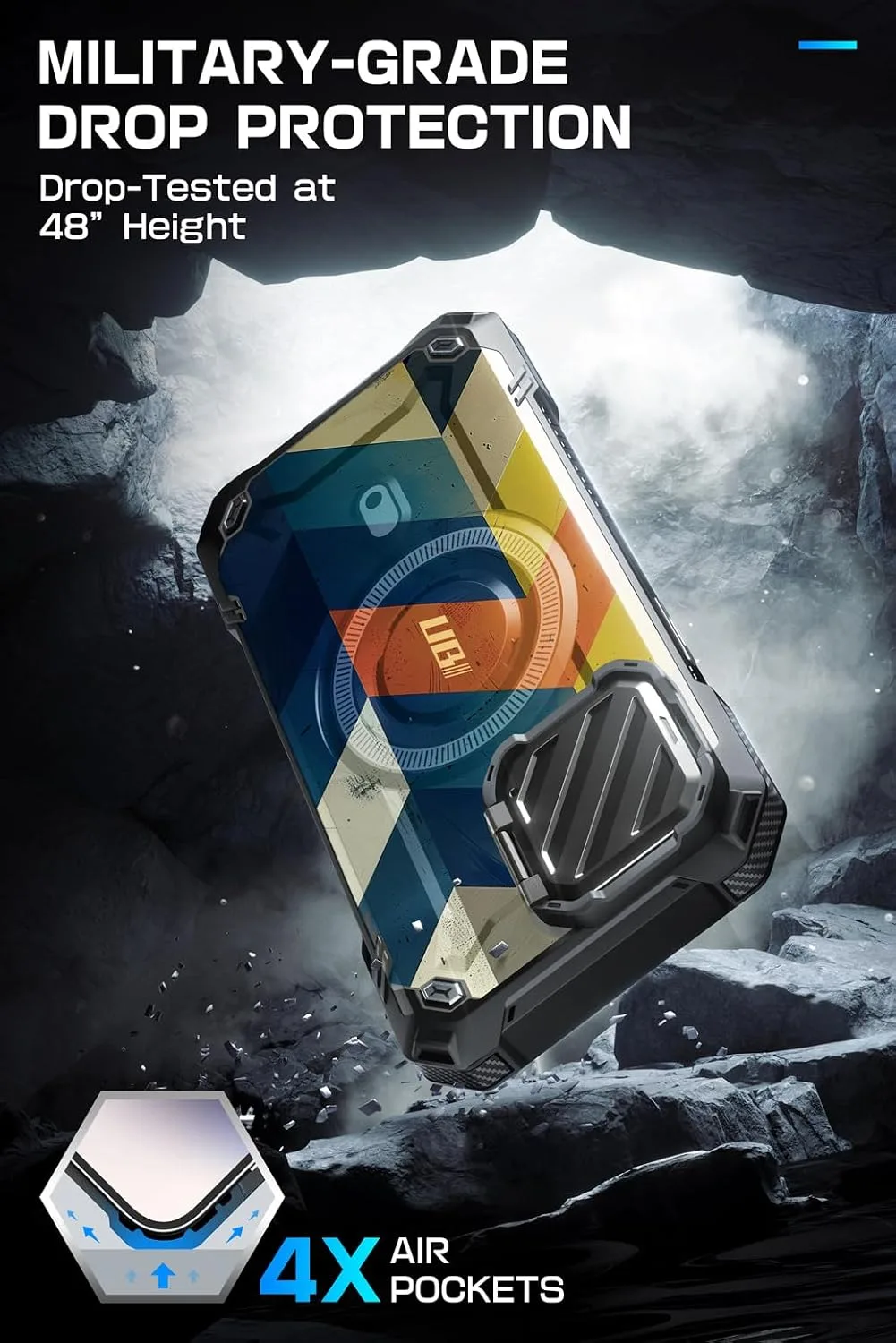 SUPCASE for iPhone 15 Pro Max Case (6.7 inch) with Camera Cover Stand