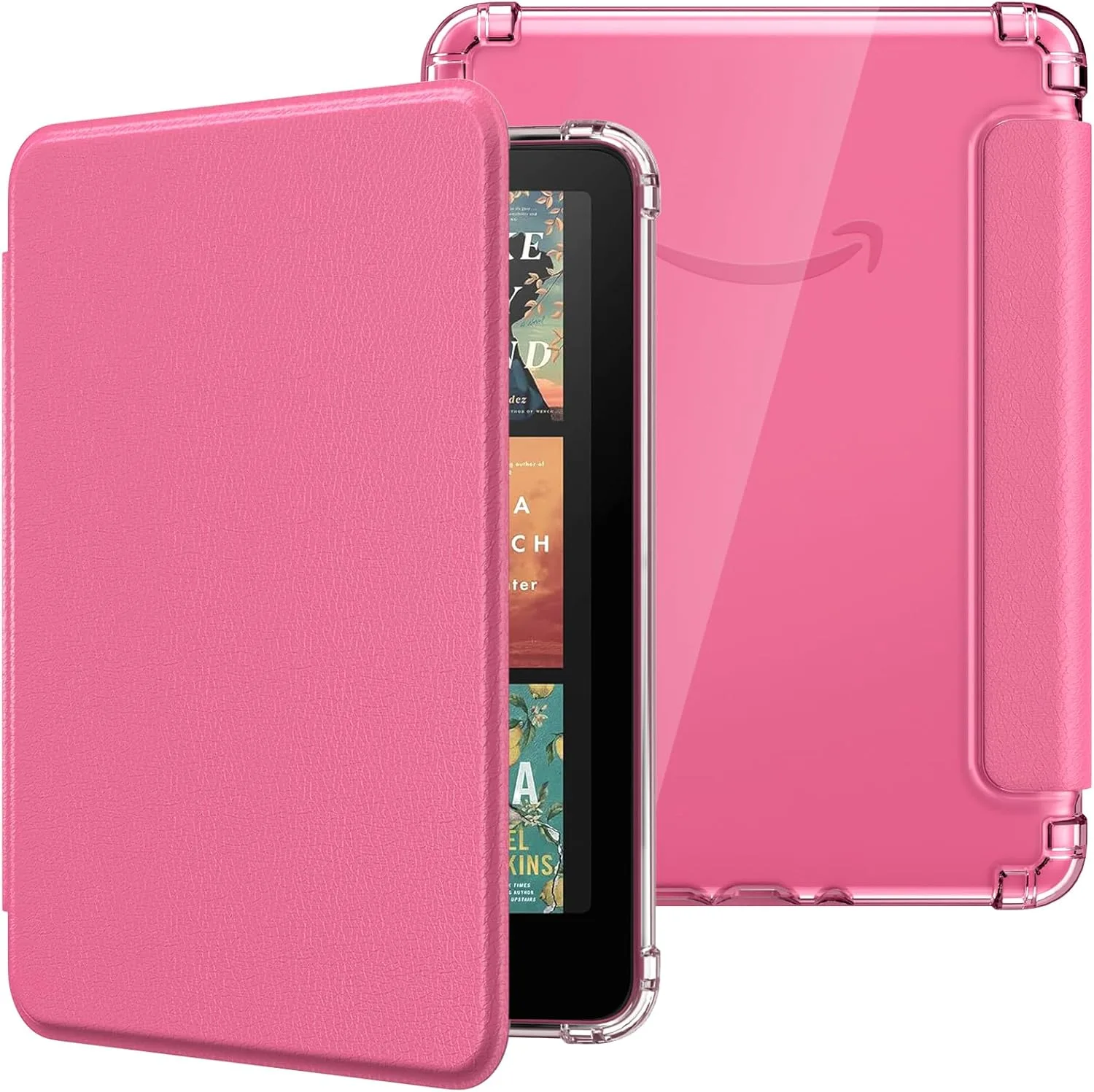 Moko Case for Kindle Paperwhite 12th Gen & Colorsoft 2024,Raspberry