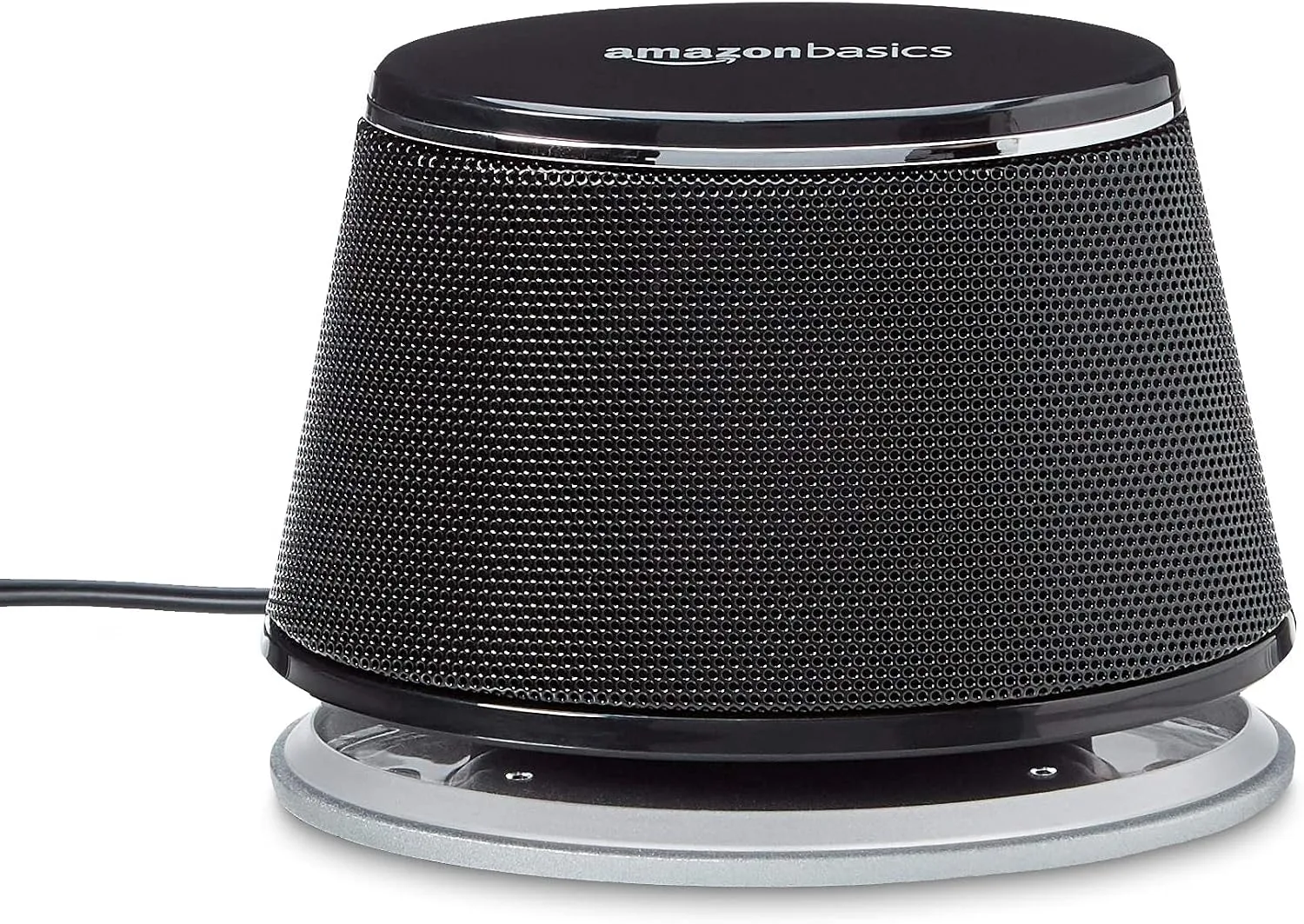 Amazon Basics Stereo 2.0 Speakers for PC or Laptop with Volume Control, 3.5mm Aux Input, USB-Powered, 1 Pair, Black
