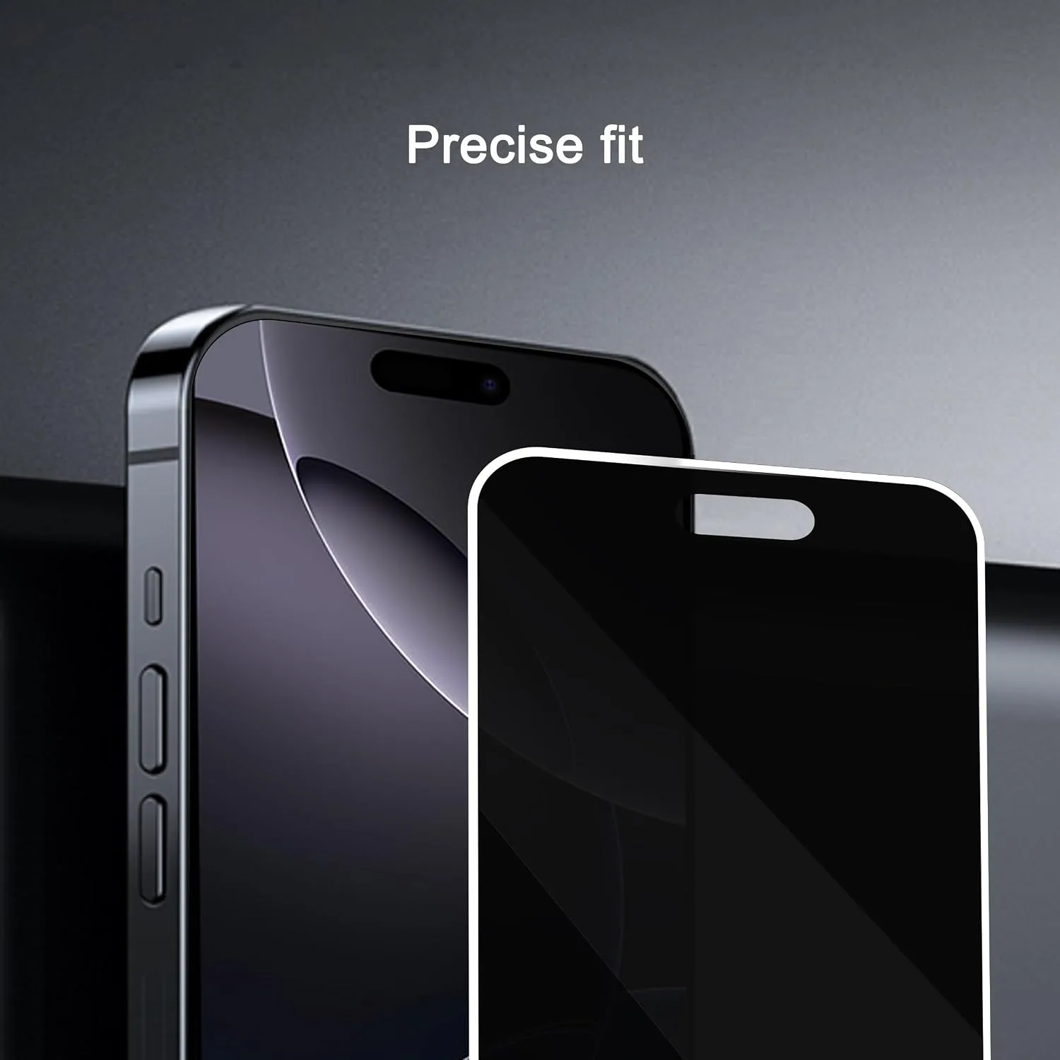 Ailun 3Pack 4 Way 360 Degree Privacy Screen Protector for iPhone 16 Pro Max