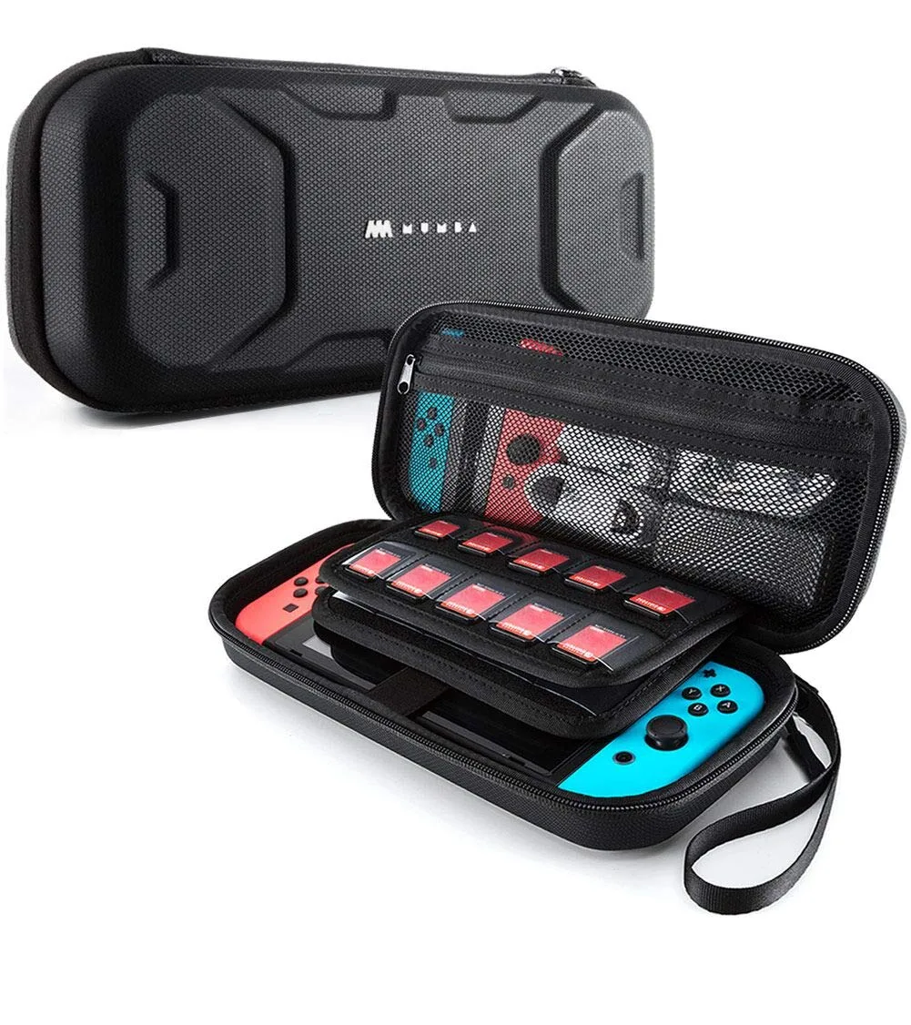 Mumba Carrying Case for Nintendo Switch 1/OLED/Lite,Standard Version, Black