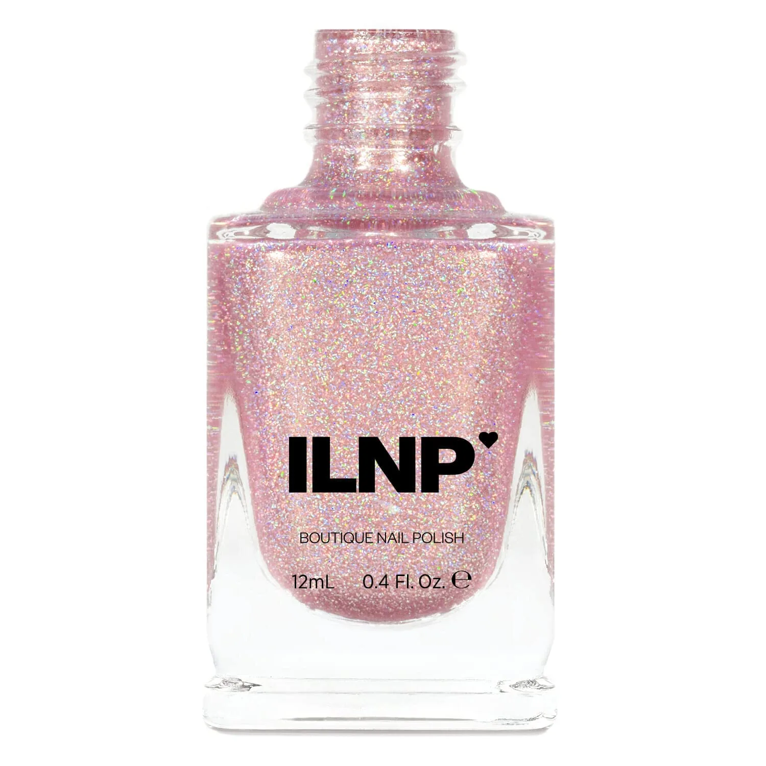 Esmalte de uñas ILNP Ballet Slipper rosa holográfico suave
