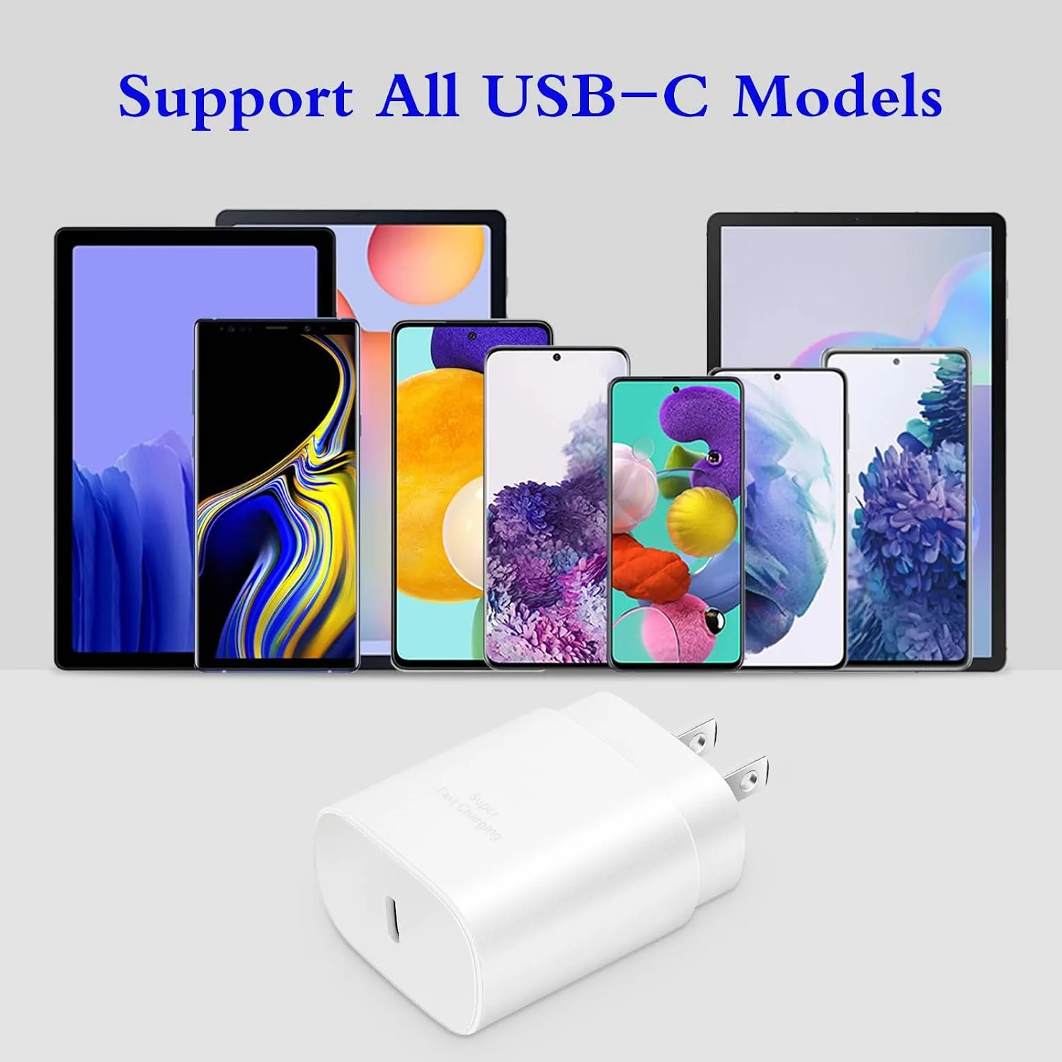 Type C Charger Fast Charging 2-Pack 25W Long 6FT USB C Cable
