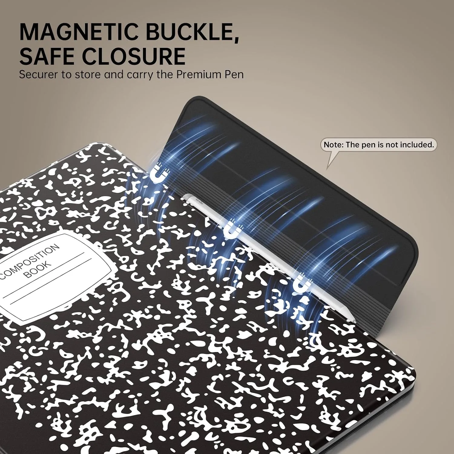 MoKo Magnetic Case for 11" Kindle Scribe 3rd & Colorsoft 1st,Quad Ner