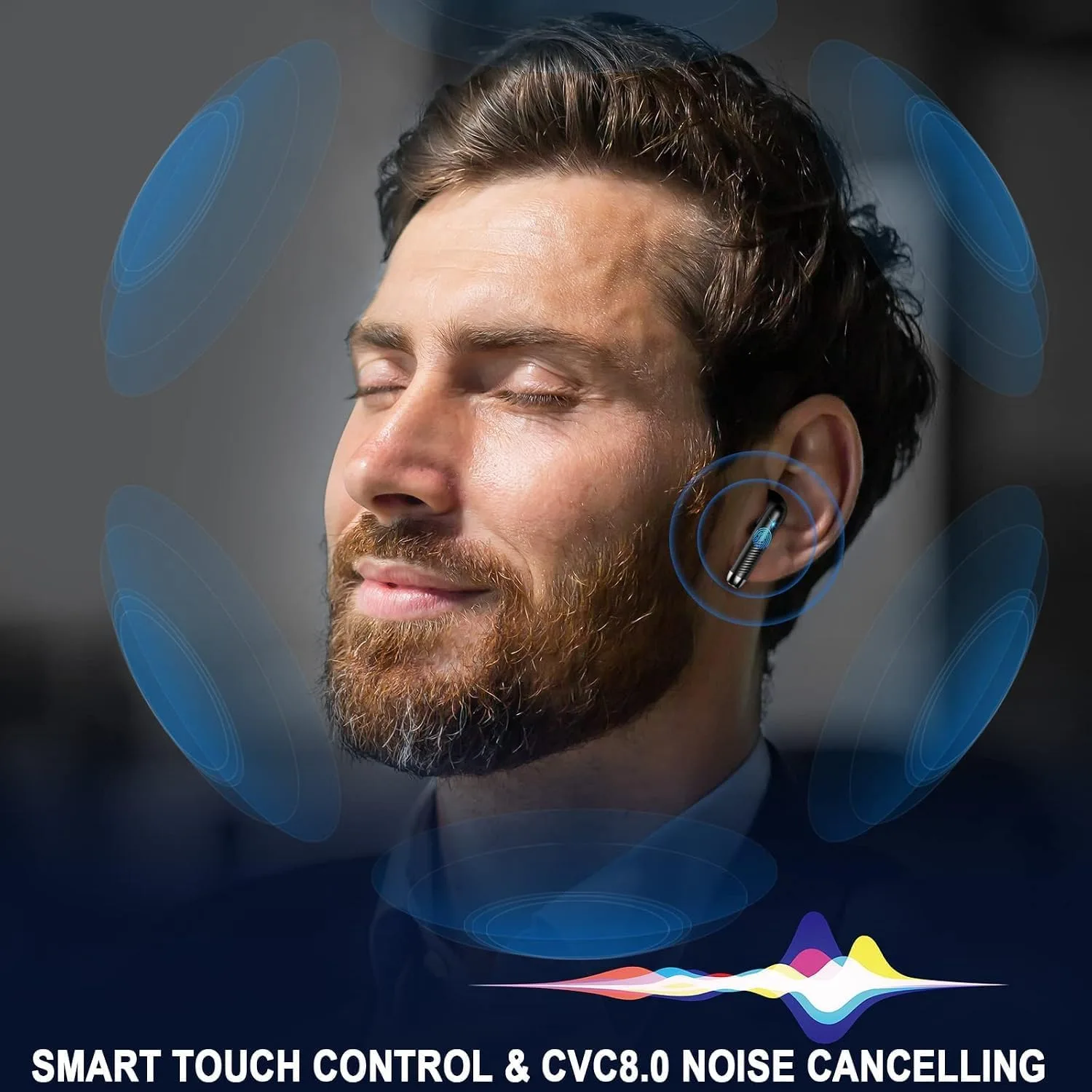 Wireless Earbuds, Bluetooth 5.4 Ear Buds, 32 EQs via App, 6D Bass Stereo